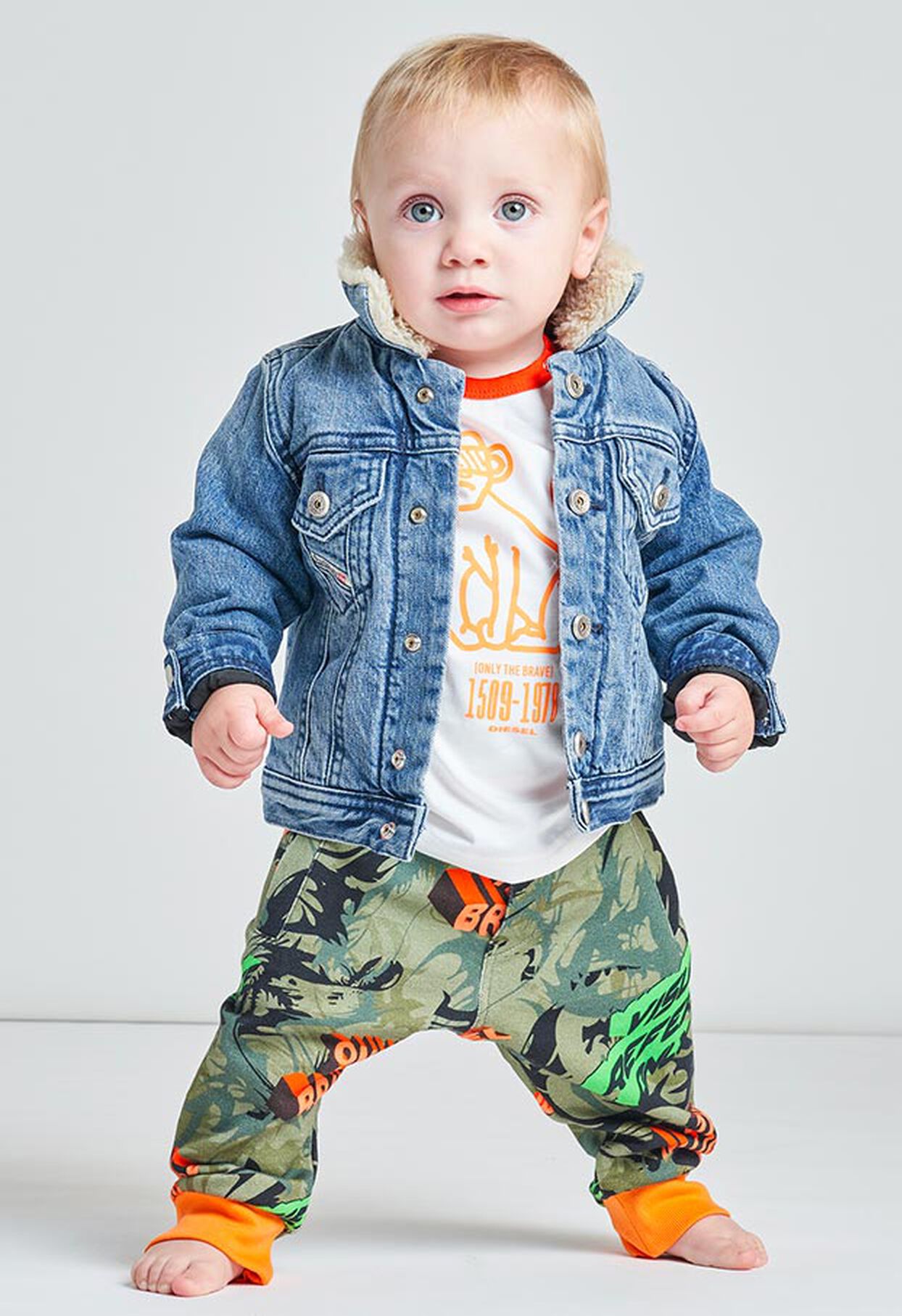 Moda Nino Bebe Vaqueros Ropa Accesorios Diesel Bebe 3 36 Meses