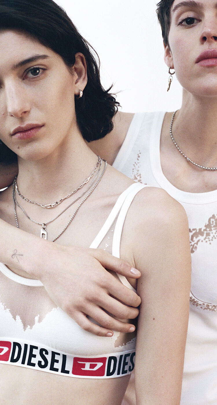 Bralette con efecto devor&eacute; transparente