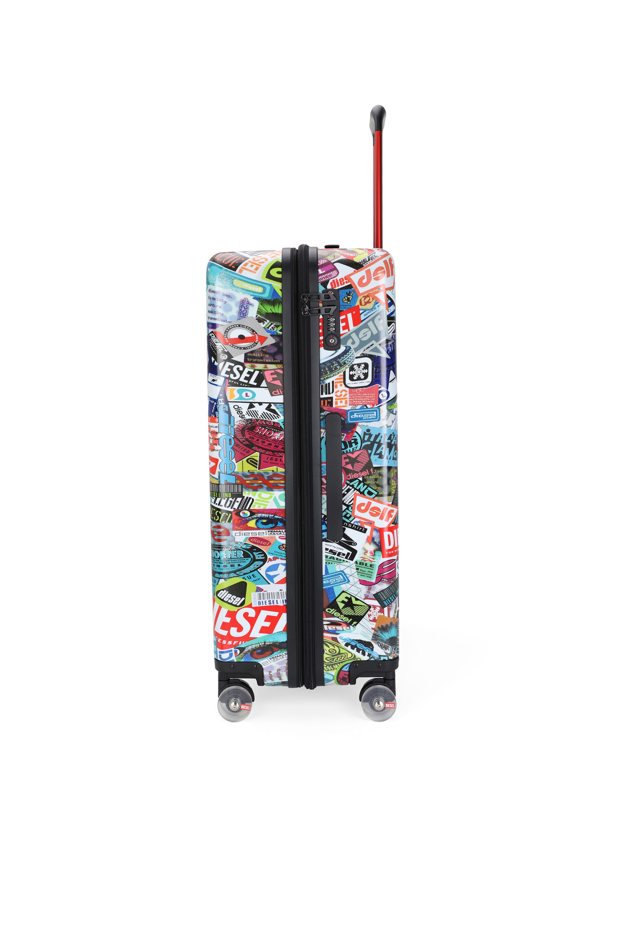 Diesel - DIESEL PC PRINTED TROLLEY-STICKERS- DSL0, Maleta estilo pegatina tama&ntilde;o L Unisex in Multicolor - 4