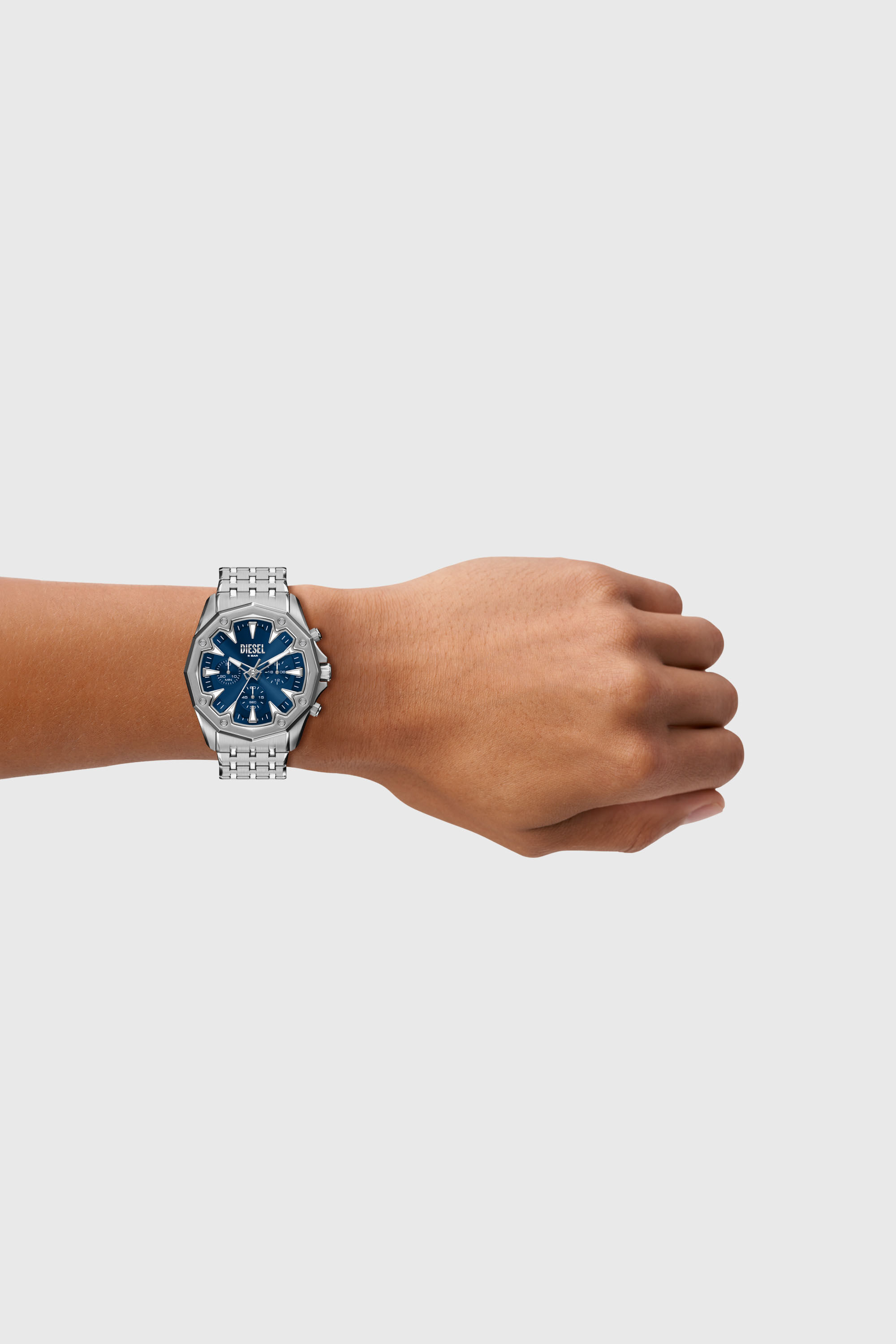 Diesel - DZ4706 WATCH, Reloj Stinger de acero inoxidable Hombre in Plateado - 5