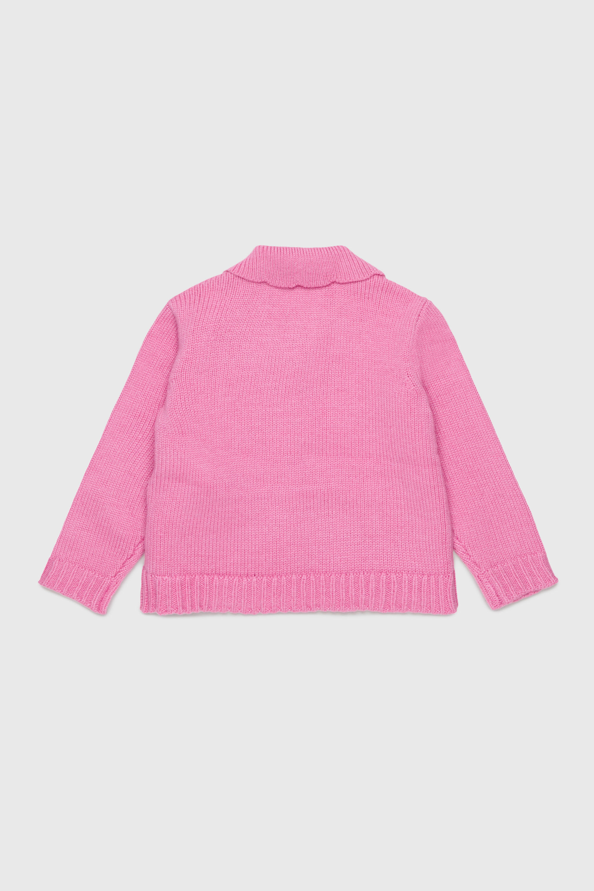 Diesel - KSCALOB, C&aacute;rdigan enriquecido con cashmere y cuello festoneado Mujer in Rosa - 2