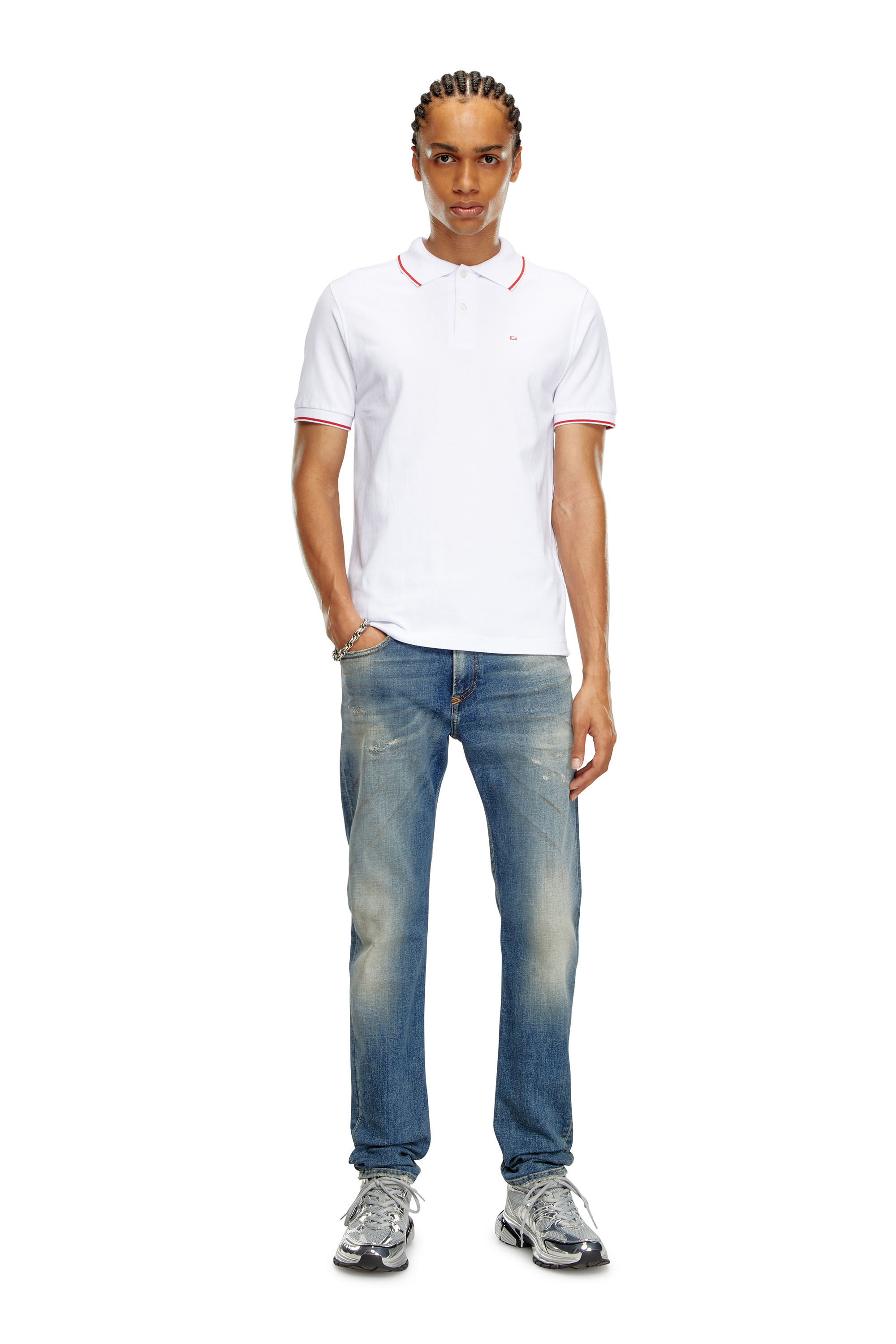 Polo con camisa shop