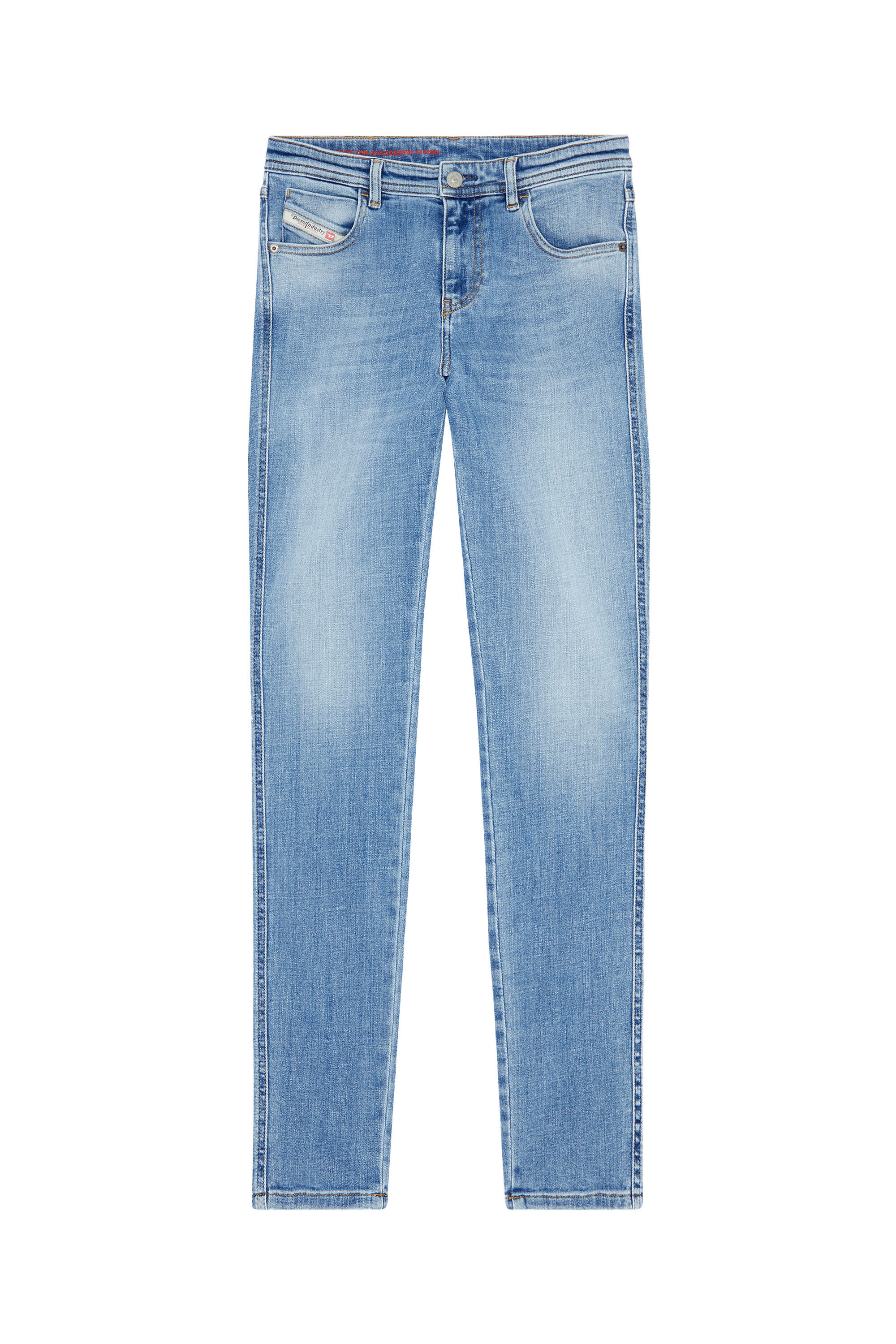 Diesel - 2015 Babhila 09C01 Skinny Jeans, Azul medio - Image 2