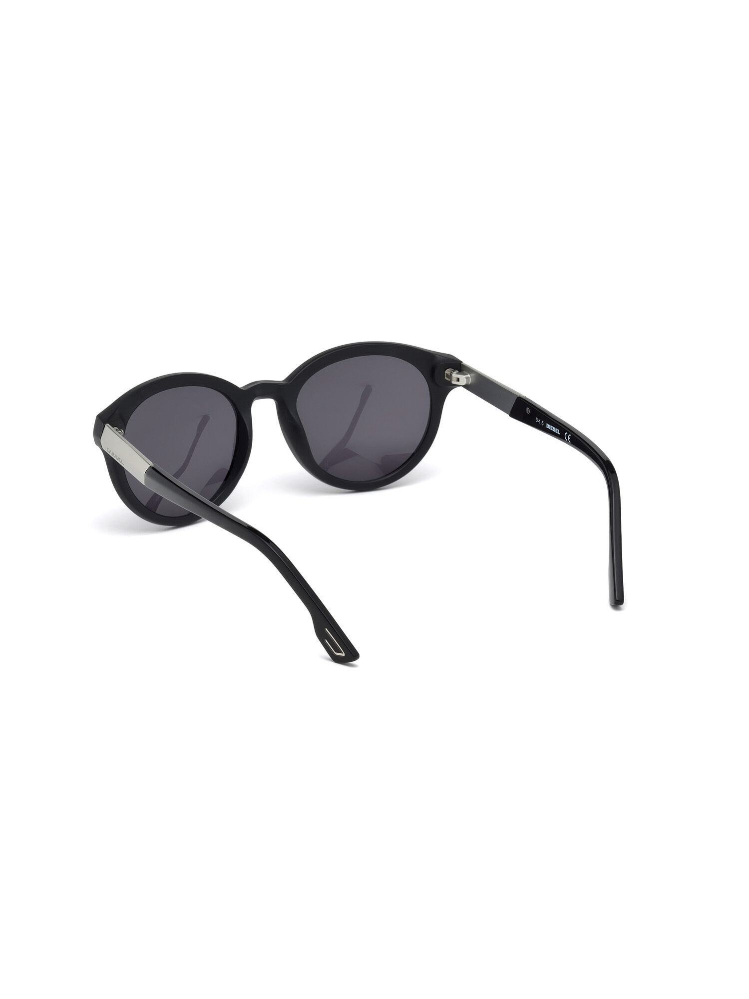 Diesel - DM0186, Gafas de montura completa con placa metálica Unisex in Negro - 2