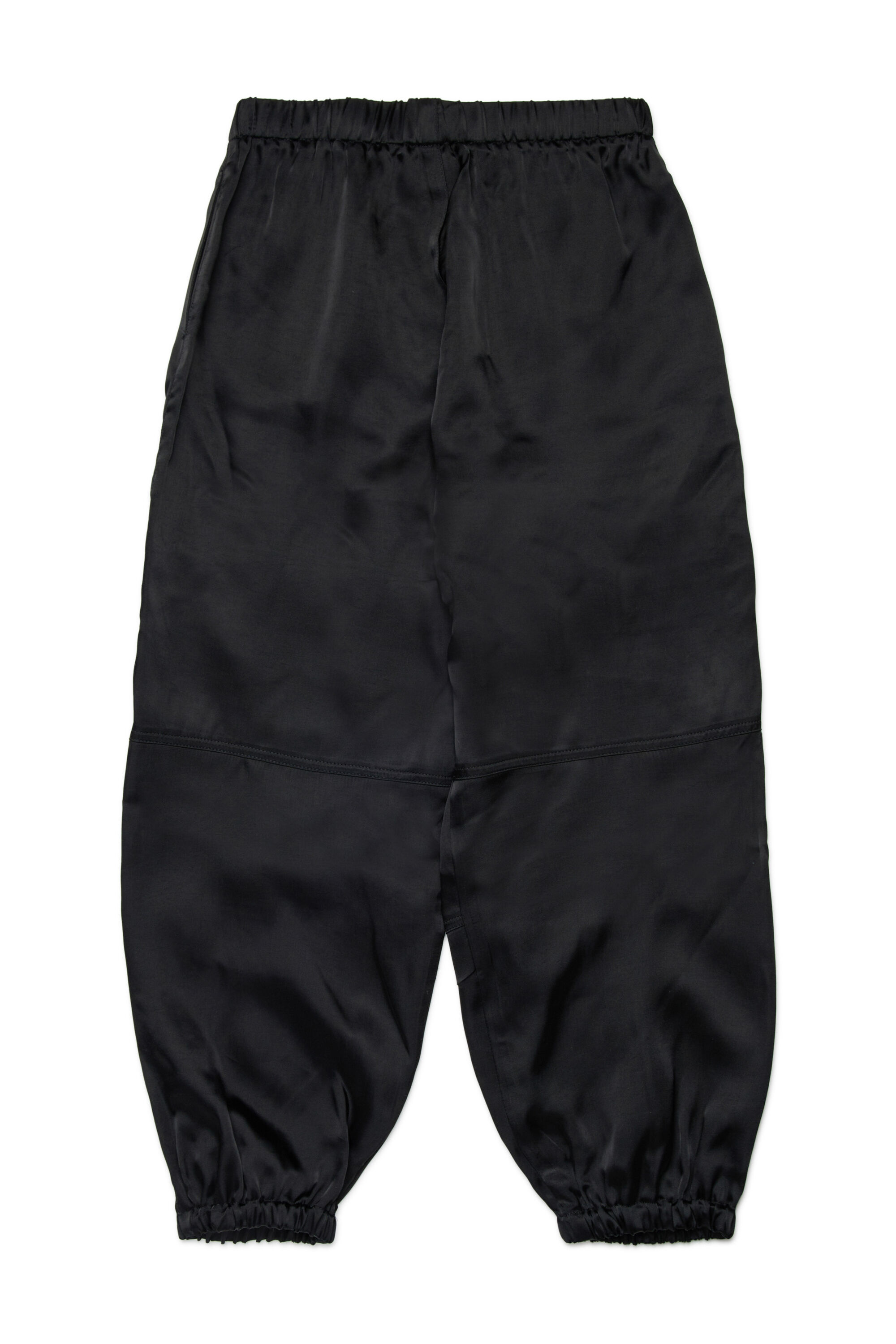 Diesel - PSAFFER, Pantalones de sat&eacute;n con bolsillos utilitarios Mujer in Negro - 2