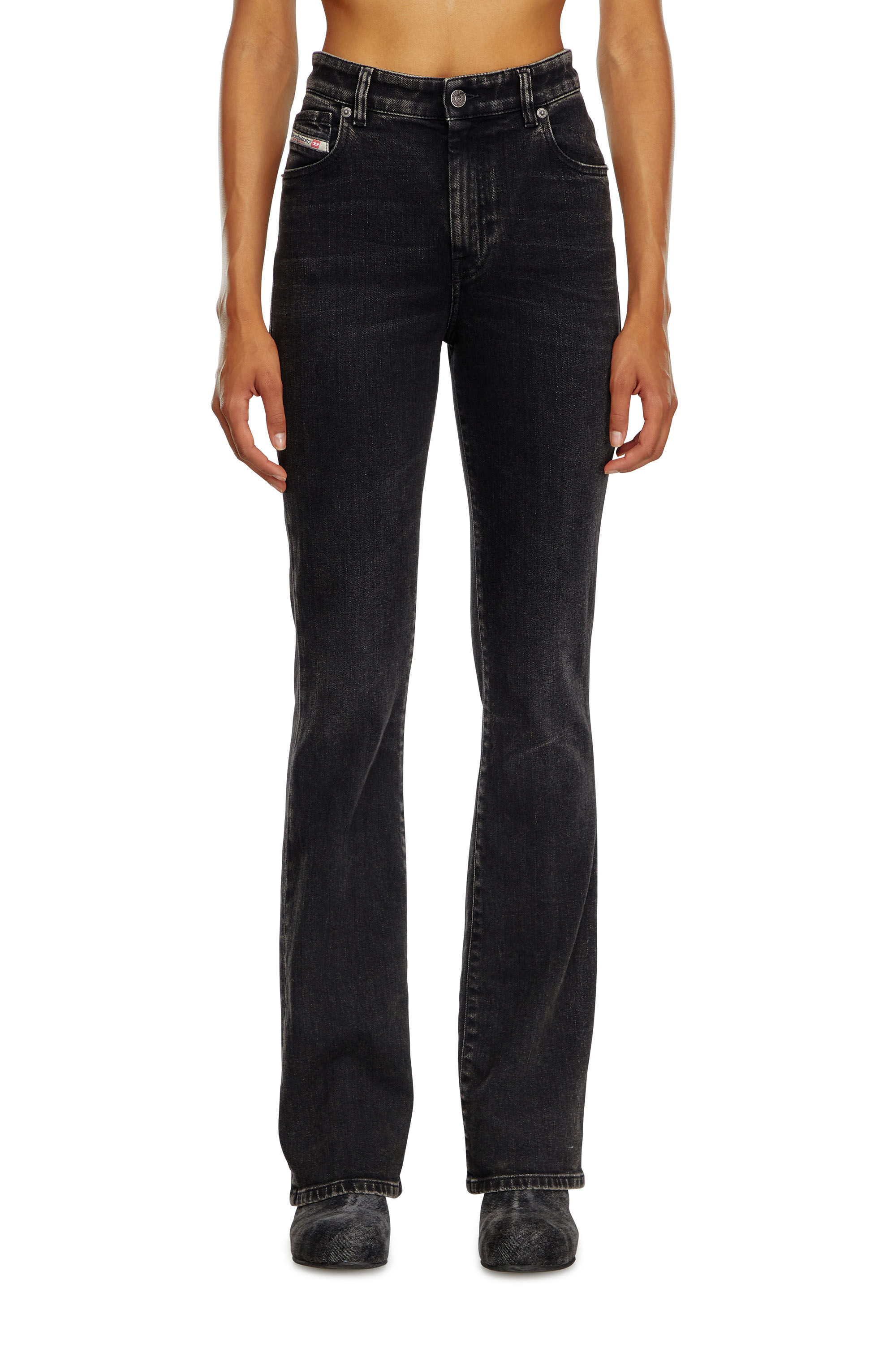 Diesel - Woman Bootcut and Flare Jeans 2003 D-Escription 09I30, Black/Dark grey - Image 3
