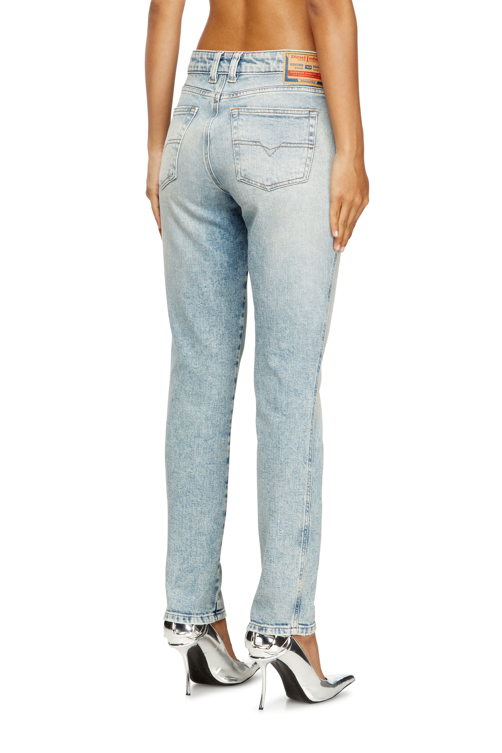 Diesel - Slim Jeans 1992 D-Jiann 09M21 Mujer, Azul Claro - 4