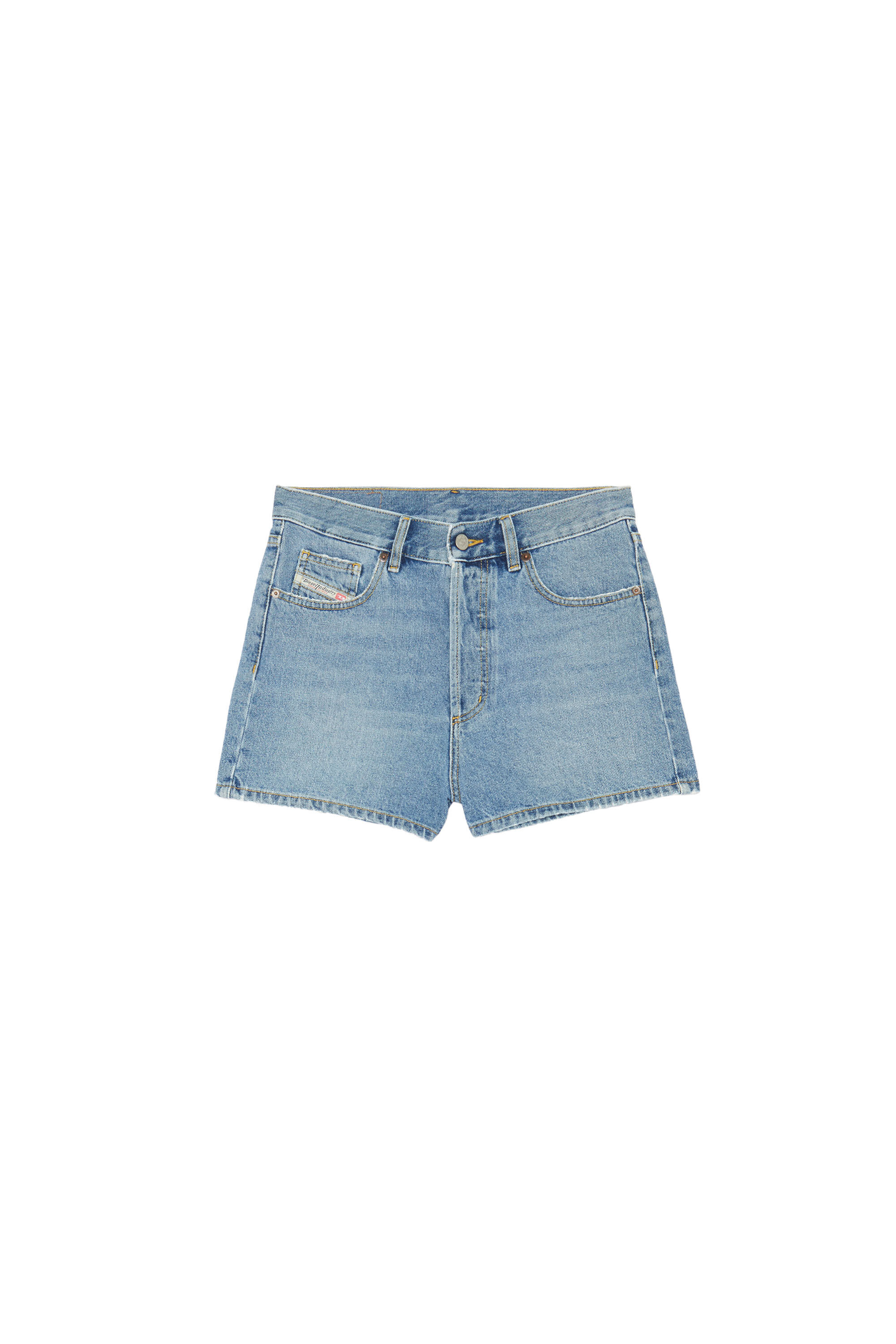 Diesel - D-GER, Pantalones cortos en denim Mujer in Azul marino - 2