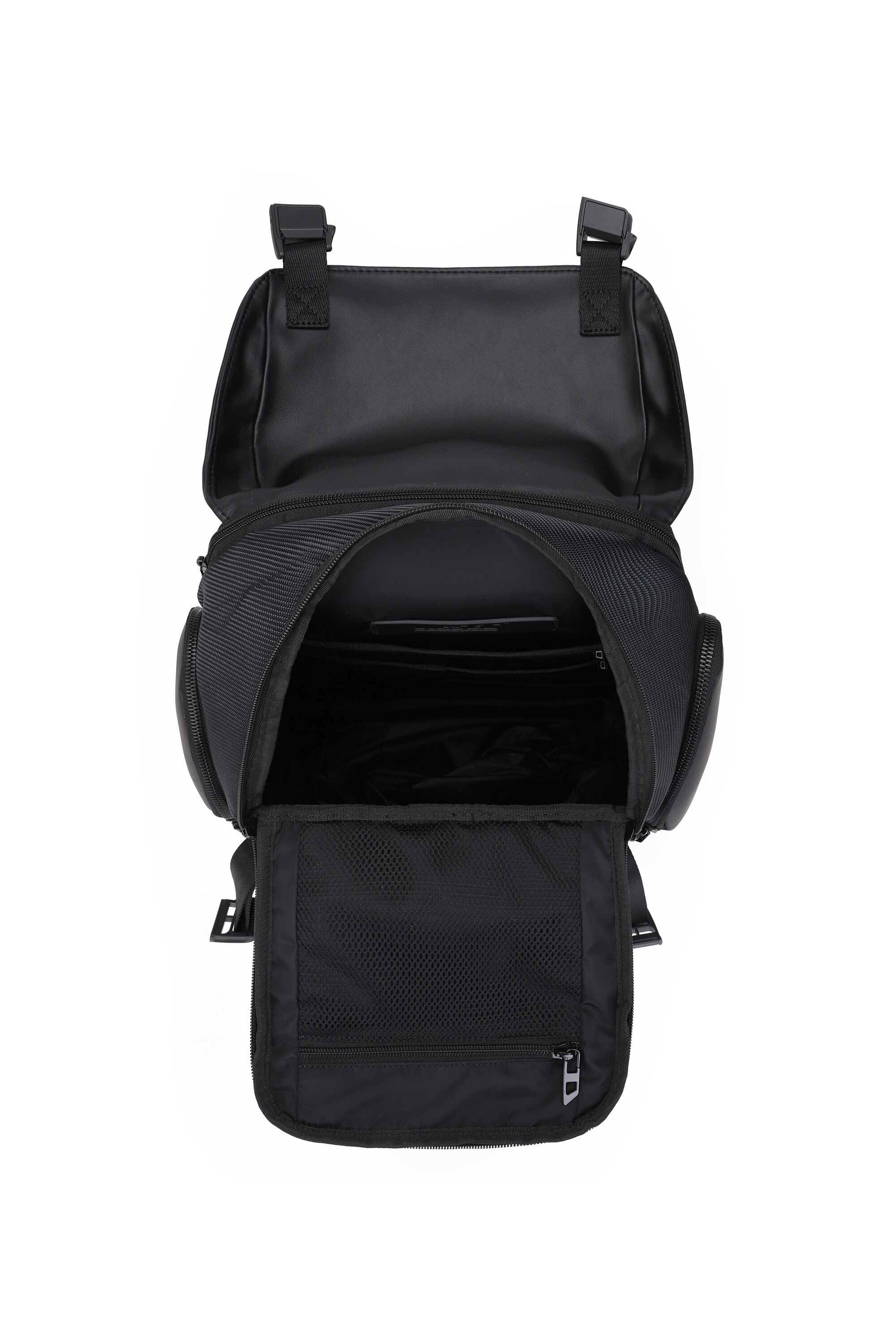 Diesel - DIESEL CARBON FIBER BACKPACK-BLACK  DSB0, Mochila ejecutiva funcional Unisex in Negro - 3