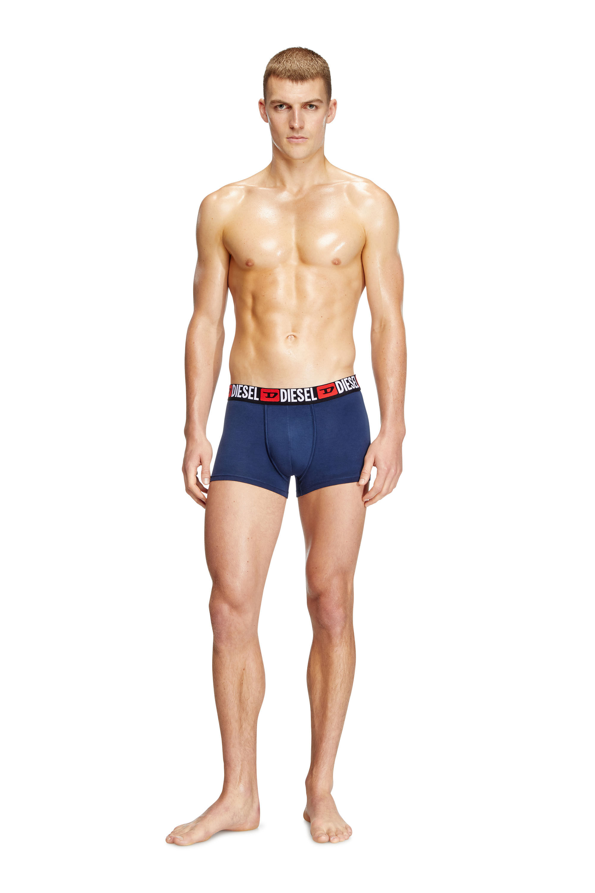 Diesel - UMBX-DAMIENTHREEPACK, Set de tres calzoncillos bóxer con logotipo en la cintura Hombre in Multicolor - 1