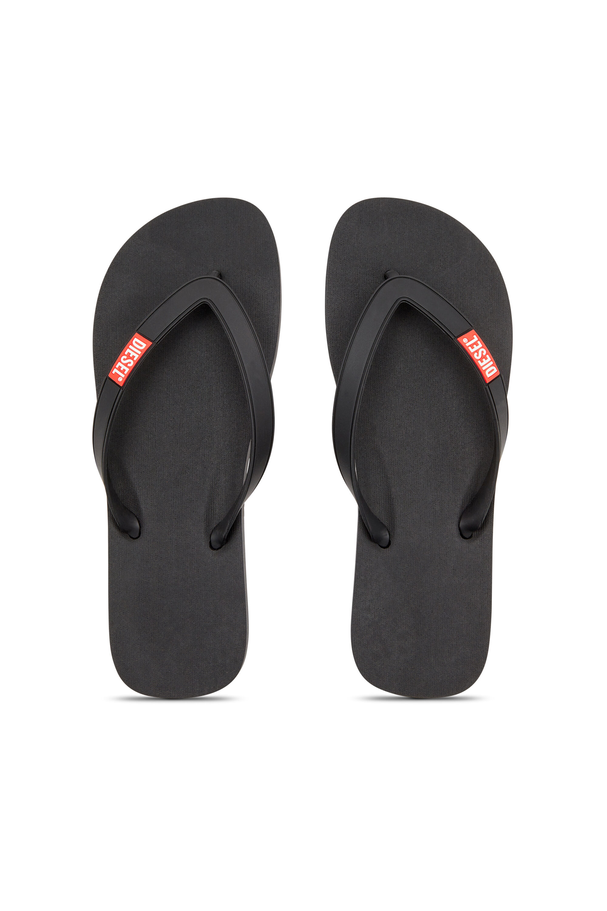 Diesel - SA-RIO W, Sa-Rio-Chancletas de goma Mujer in Negro - 4