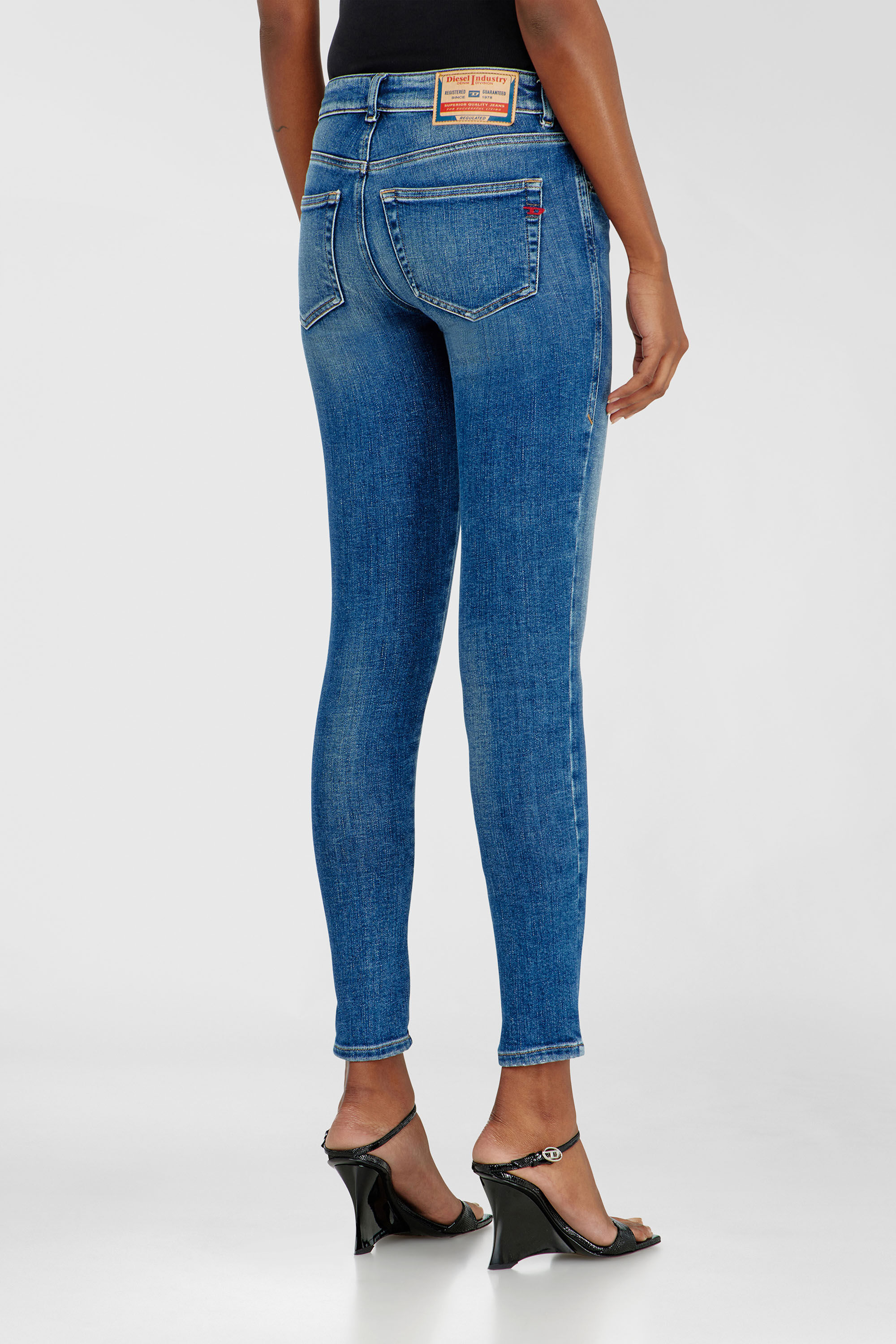 Diesel - Skinny Jeans 2017 Slandy 09P71 Mujer, Azul medio - 5