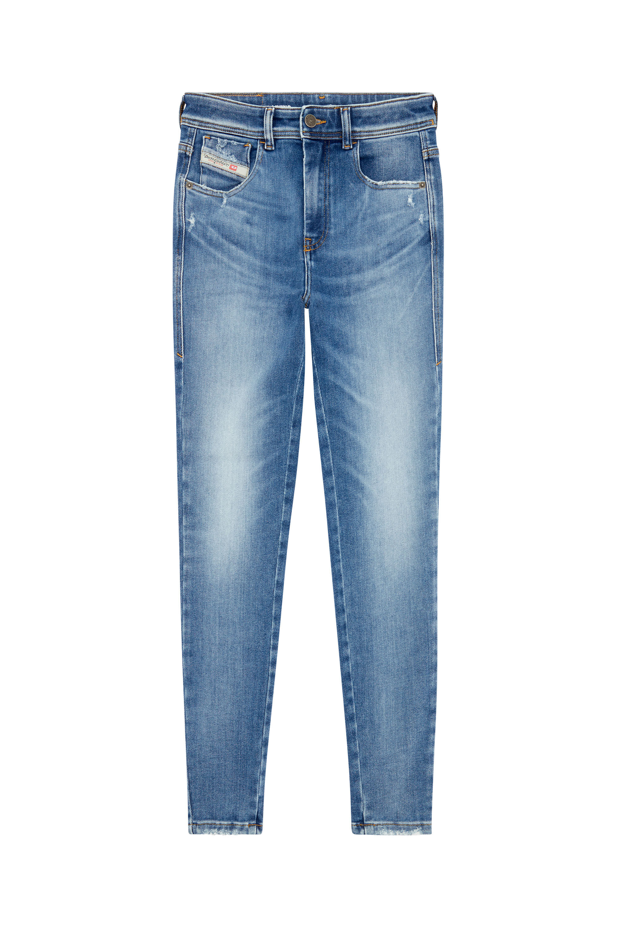 Diesel - Super skinny Jeans 1984 Slandy-High 09H92, Azul medio - Image 2