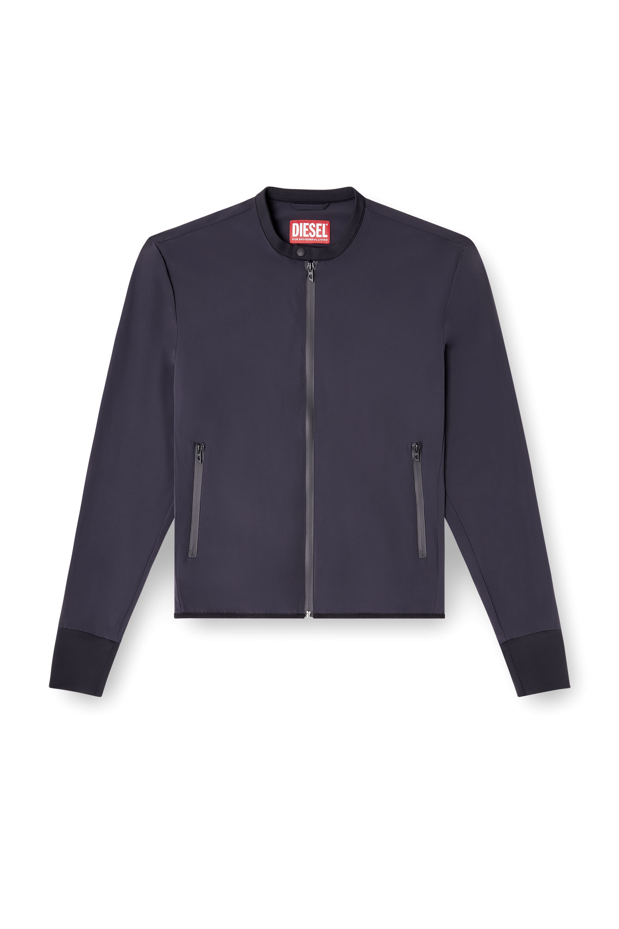 Diesel - J-DOMNALL-NY, Chaqueta en nylon bi-elástico Hombre in Azul marino - 2