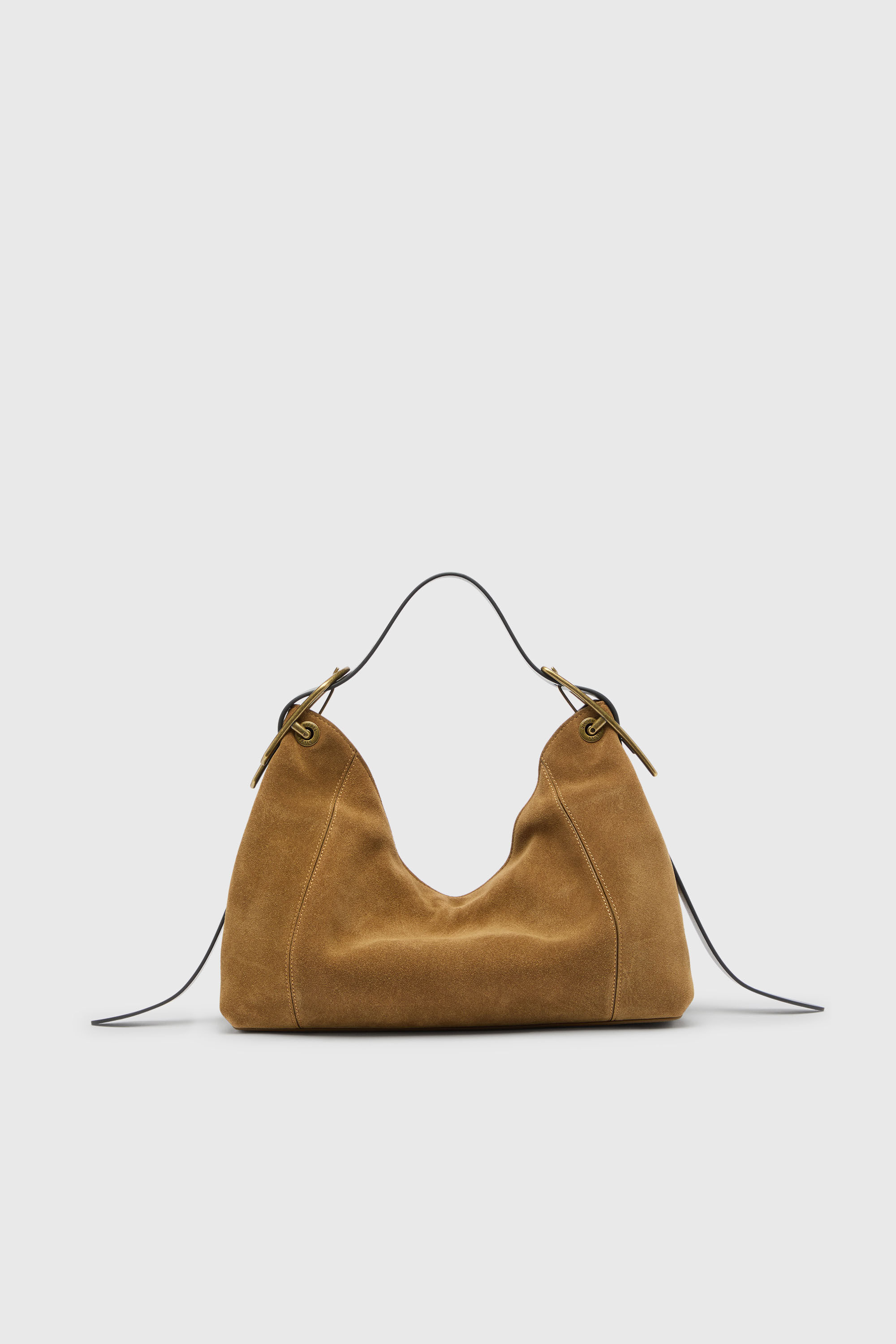 Diesel - D-LINE HOBO S, D-Line Bolso de hombro en ante encerado Mujer in Marr&oacute;n - 2