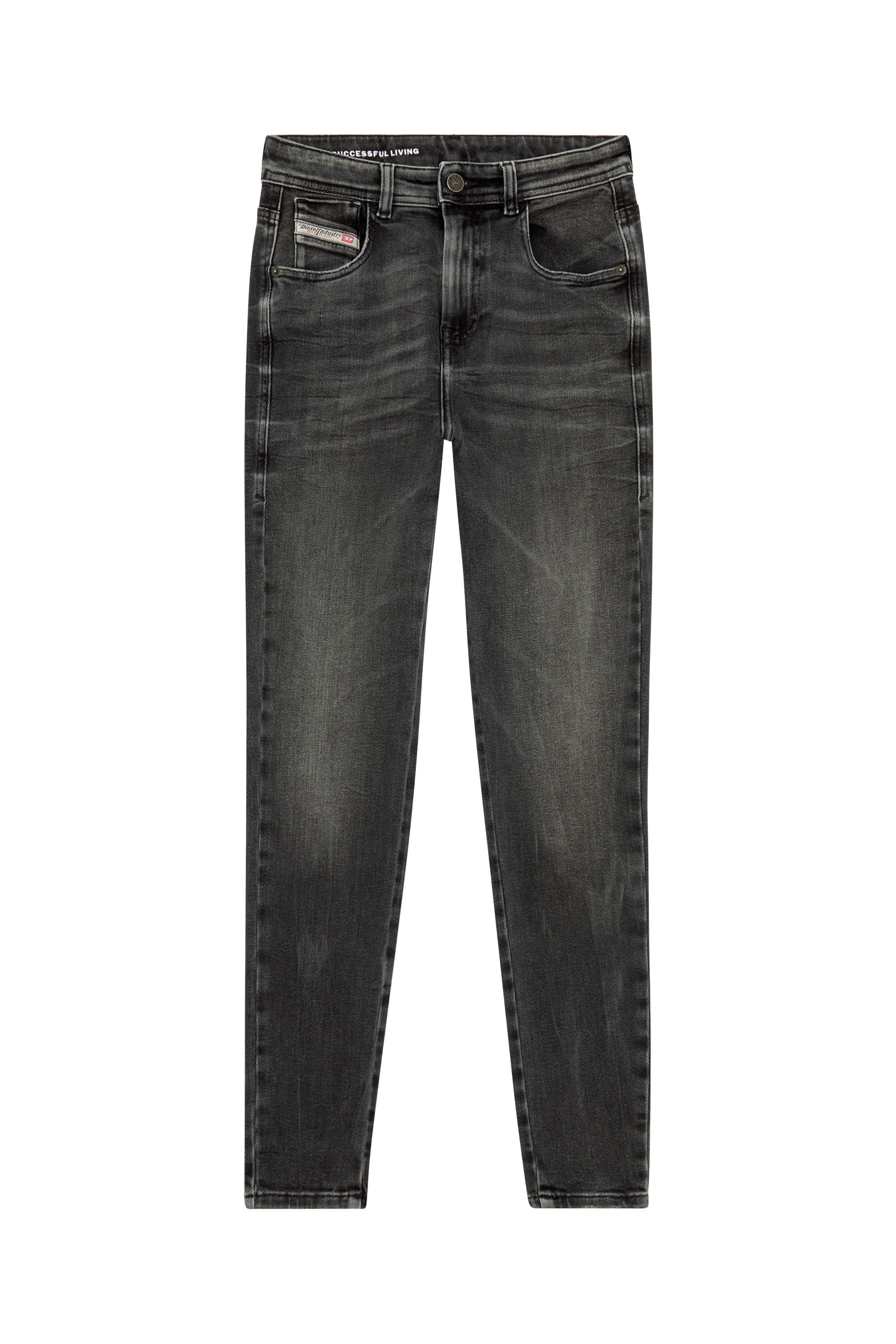Diesel - Super skinny Jeans 1984 Slandy-High 09H87, Negro/Gris oscuro - Image 1
