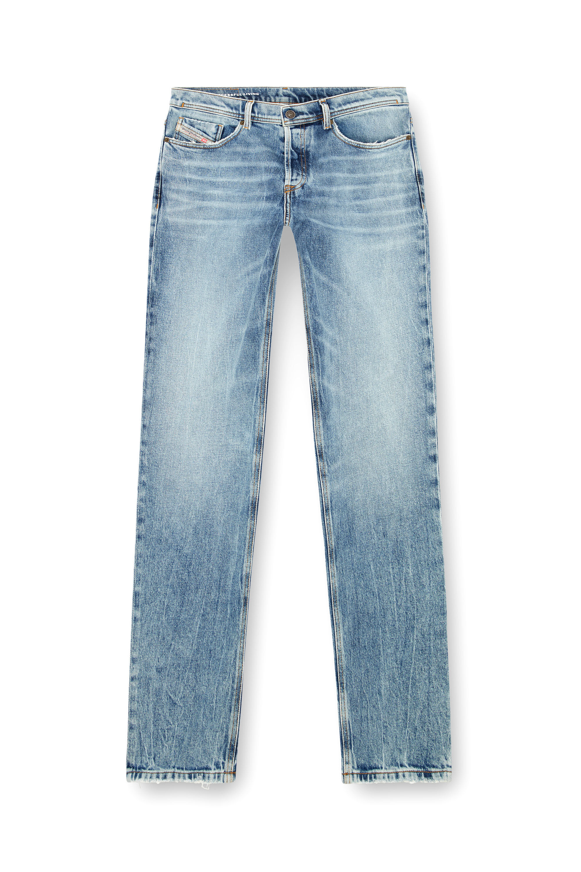 Diesel - Tapered Jeans 2023 D-Finitive 09J54, Hombre Tapered Jeans - 2023 D-Finitive in Azul marino - Image 2