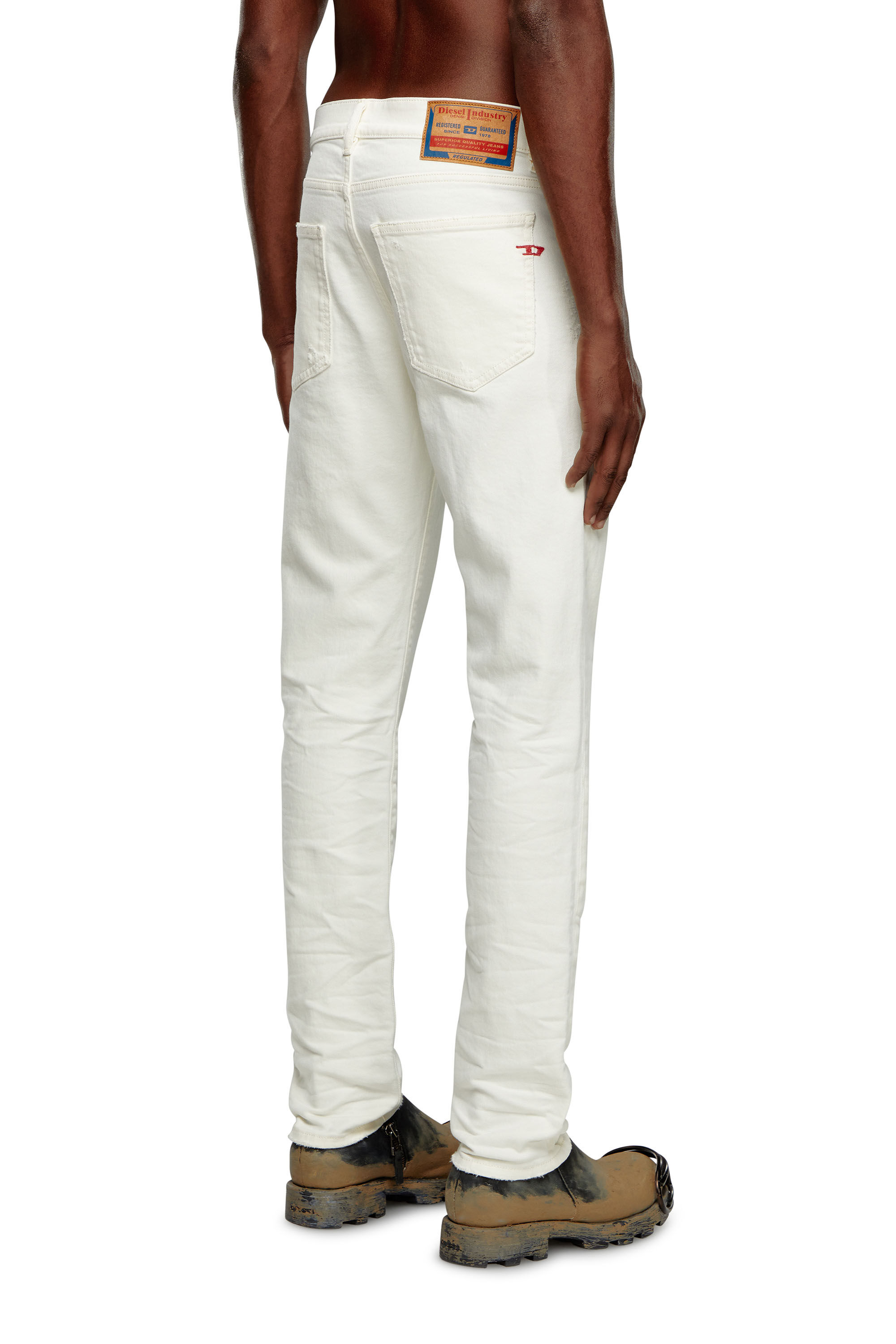 Diesel - Slim Jeans 2019 D-Strukt 09I15, Blanco - Image 4