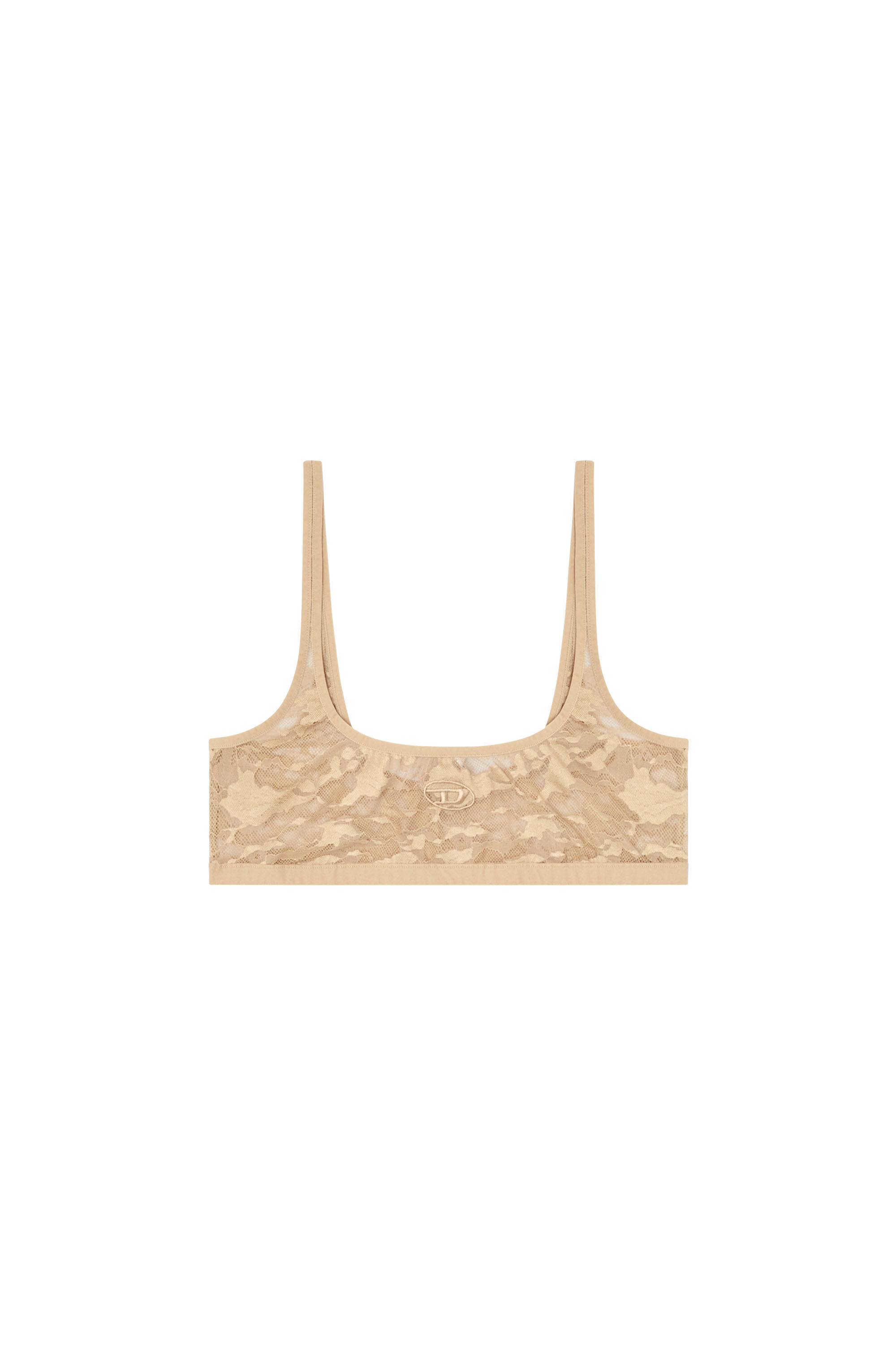 Diesel - KELSI-UTLT, Bralette en encaje de camuflaje Mujer in Marrón - 2