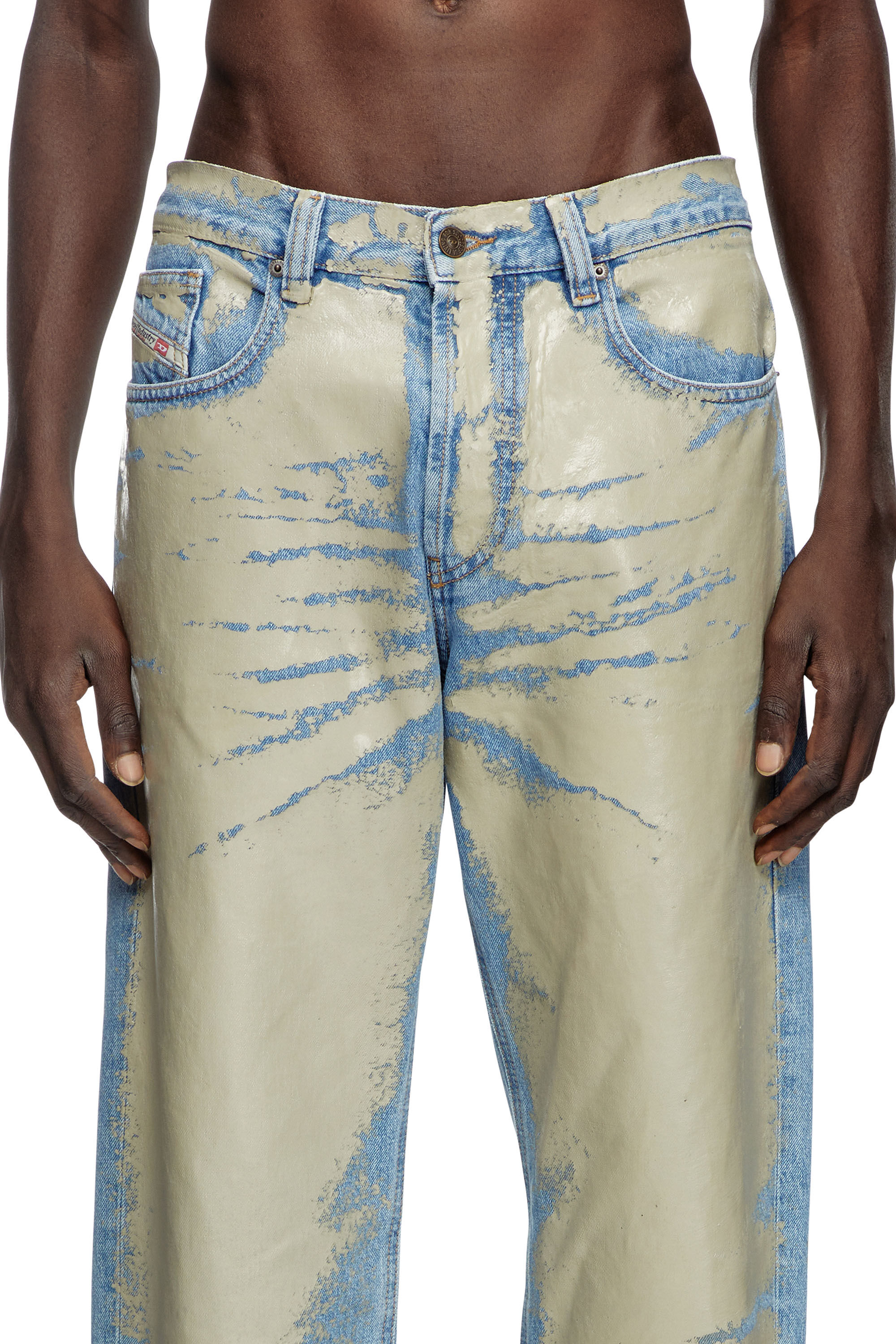 Diesel - Straight Jeans 2010 D-Macs 007AL Hombre, Marrón Claro - 5