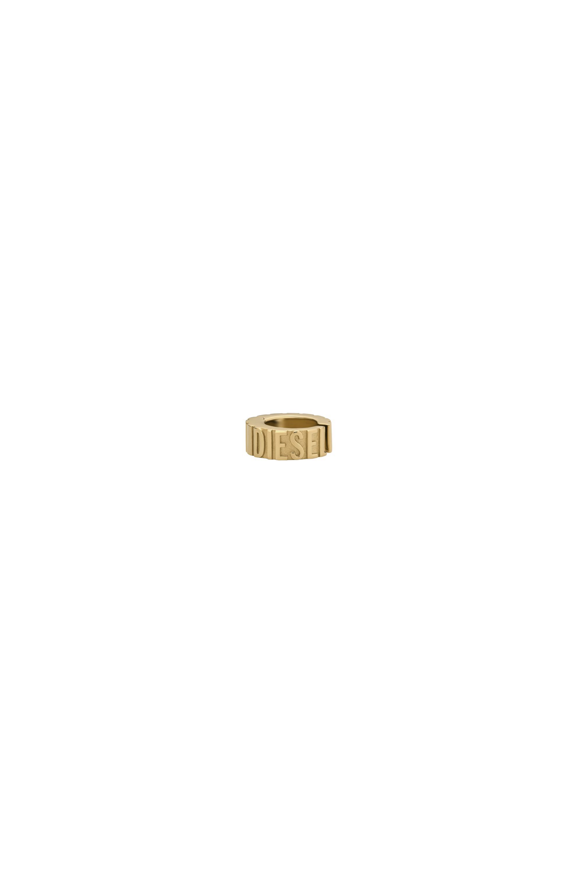 Diesel - DX1565710 JEWEL, Pendiente de acero inoxidable en tono dorado Unisex in Dorado - 2