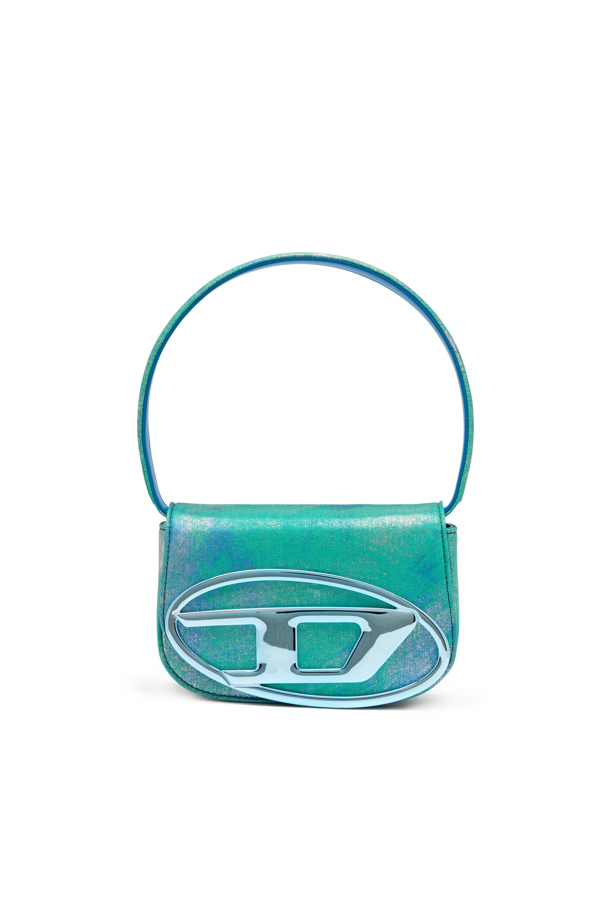 Diesel - 1DR, 1DR-Bolso de hombro icónico en denim de color pop Mujer in Multicolor - 1