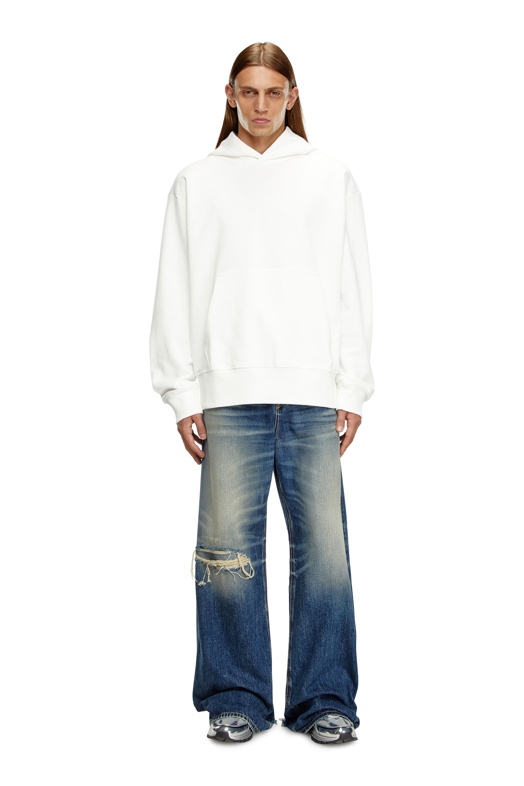 S MACS HOOD MEGOVAL D Hombre sudadera con logo D Diesel