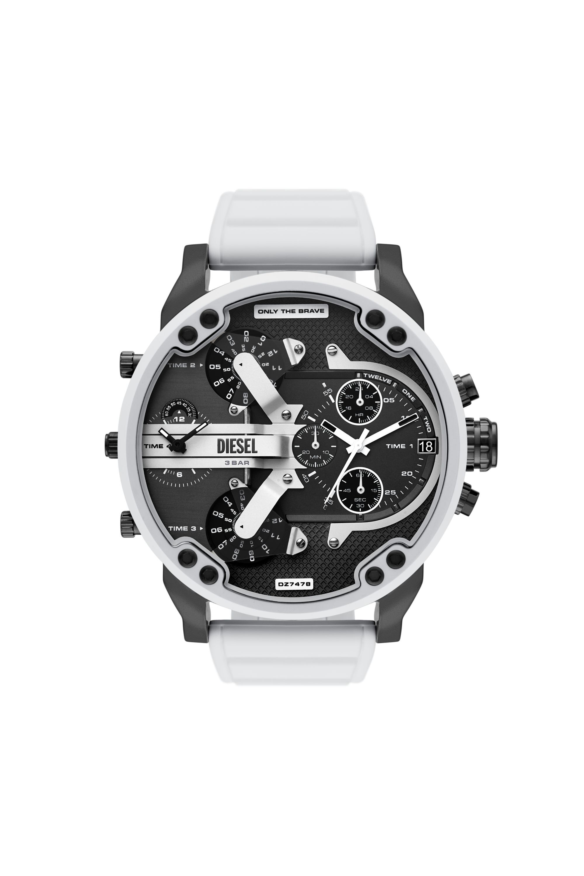 Reloj diesel blanco clearance