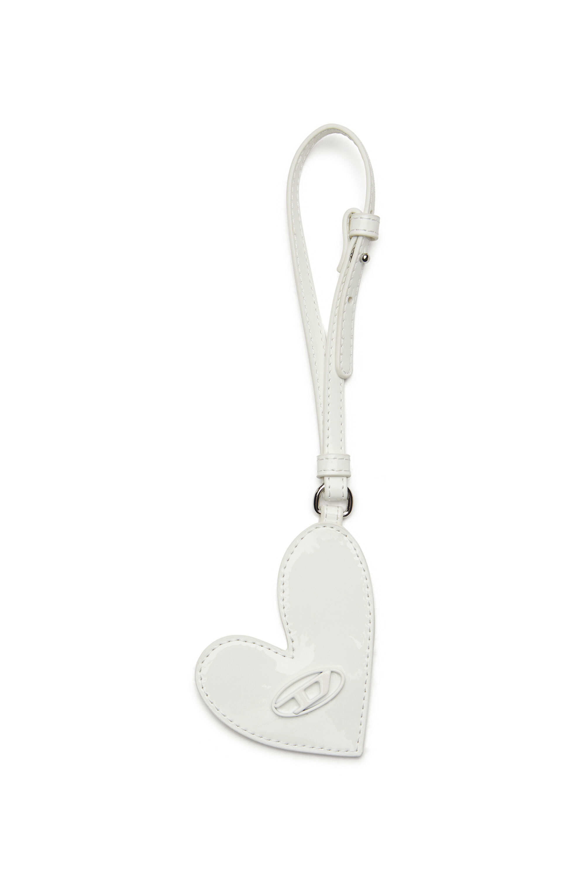 Diesel - PLAY MIRROR, Colgante en forma de espejo con acabado brillante Mujer in Blanco - 1