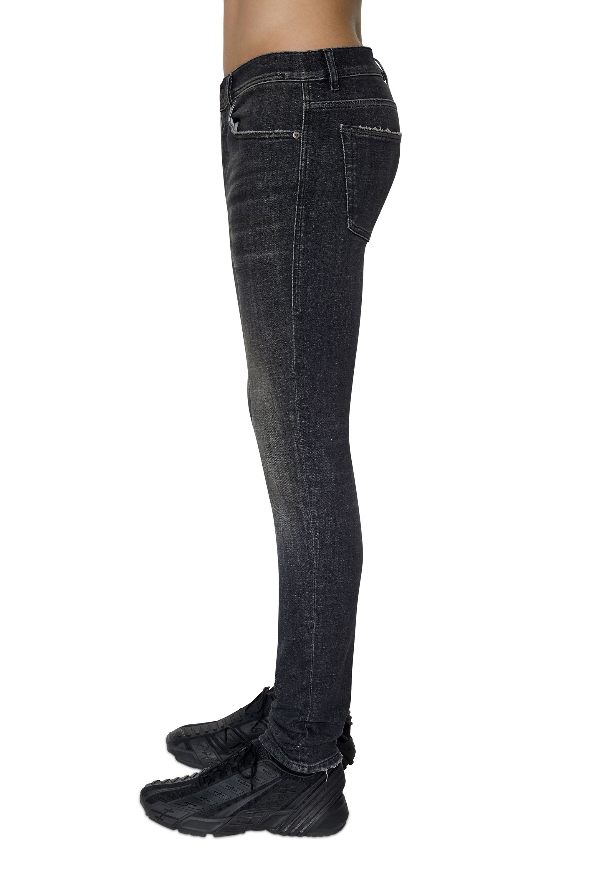 Diesel - 1983 D-Amny 09D88 Skinny Jeans, Negro/Gris oscuro - Image 5