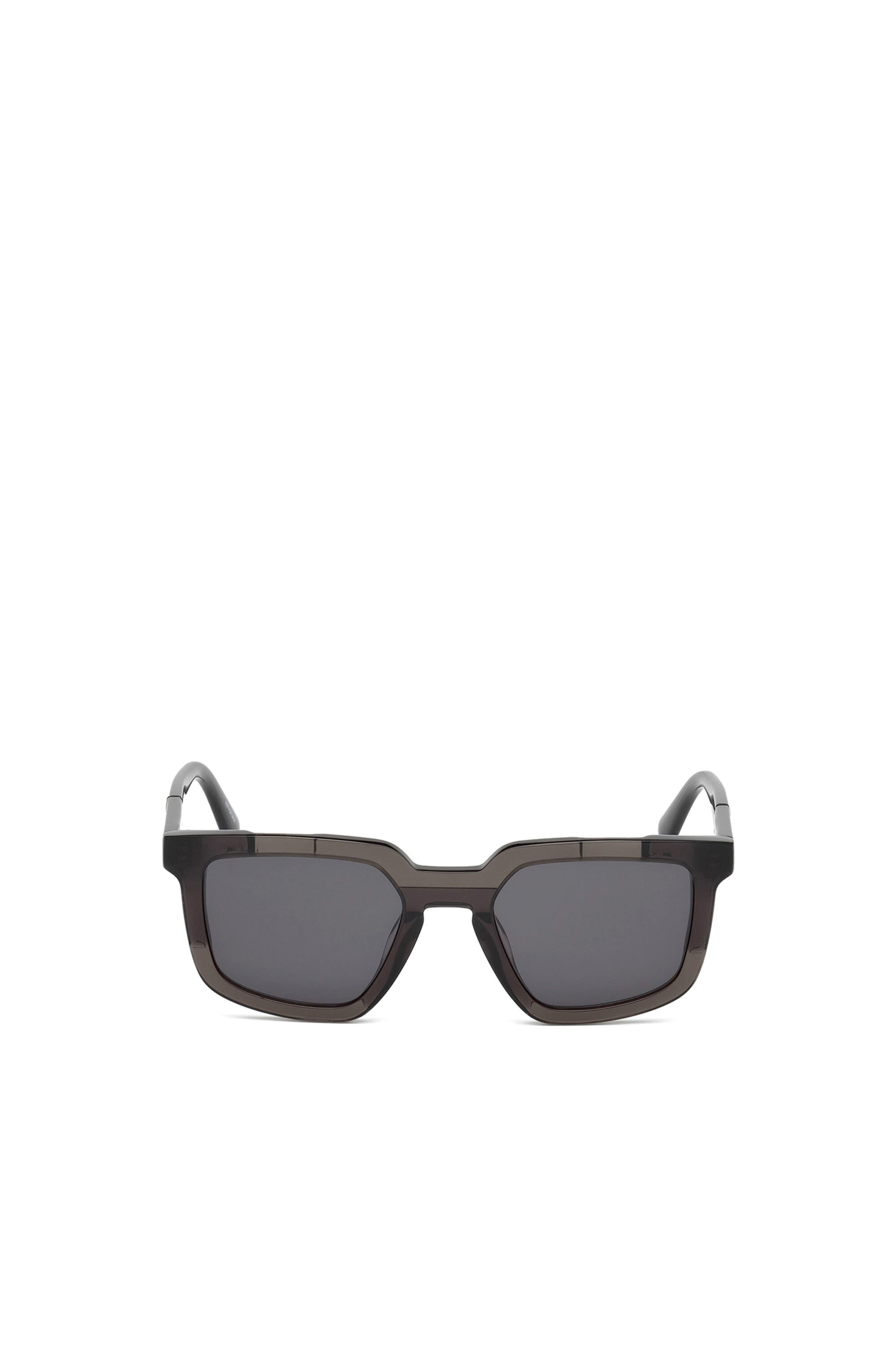 Diesel - DL0271, Gafas masculinas de montura cuadrada Hombre in Negro - 1