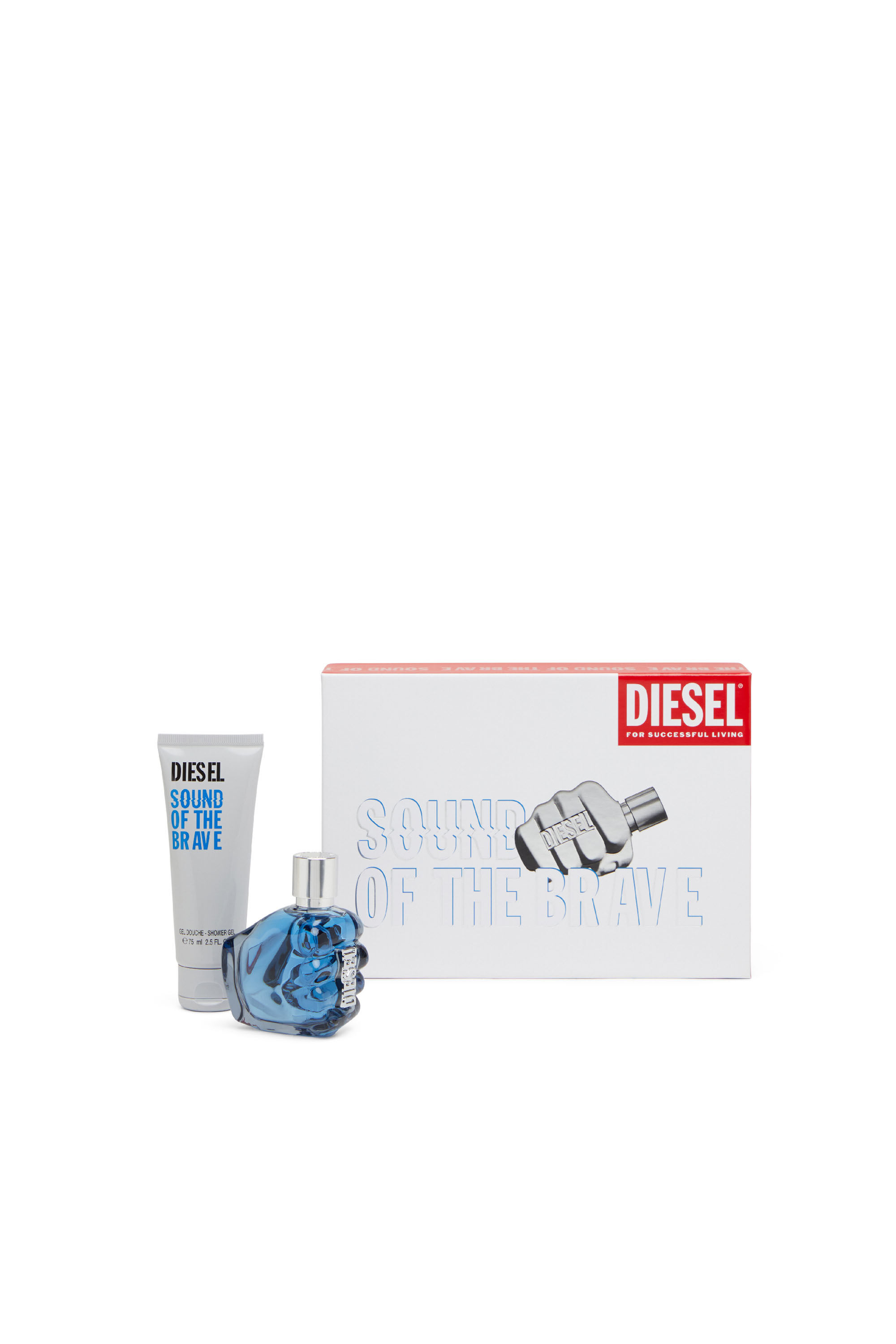 Diesel - SOUND OF THE BRAVE 50 ML GIFT SET, Set de regalo SOUND OF THE BRAVE Hombre in Blanco - 1
