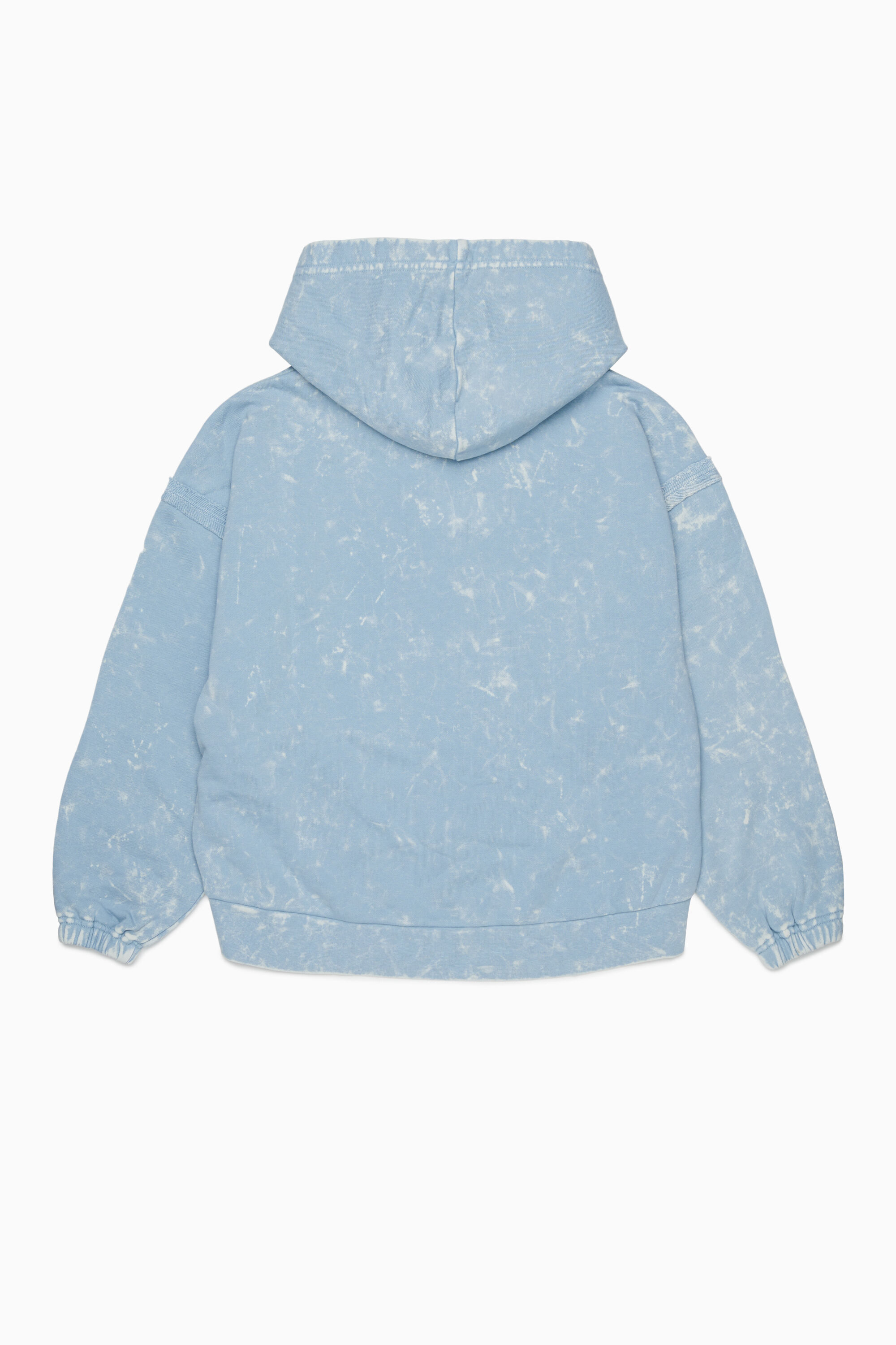 Diesel - SLOXY, Sudadera con efecto tie-dye y logo arco&iacute;ris Mujer in Azul marino - 2