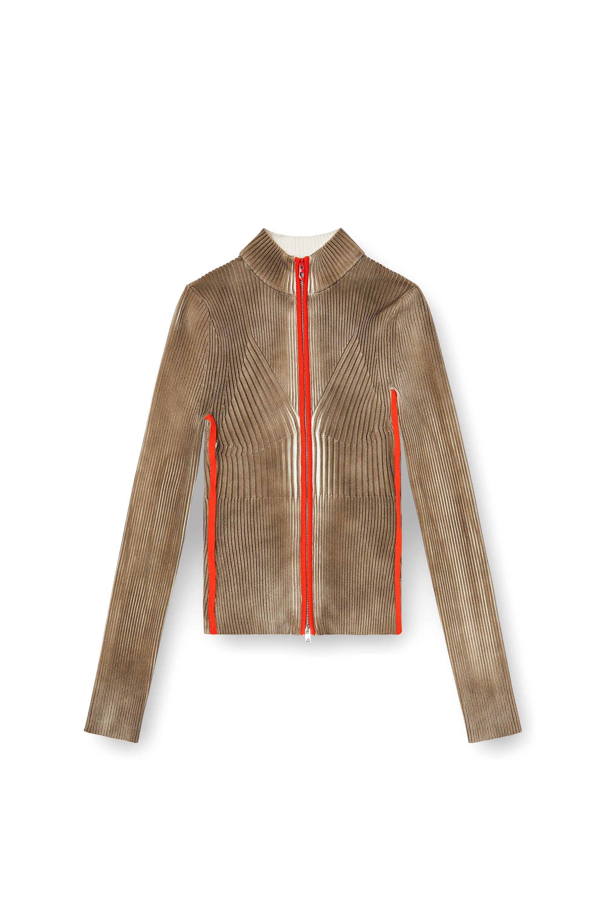 Diesel - M-SARMA, C&aacute;rdigan de punto ribeteado con bandas en contraste Mujer in Multicolor - 2