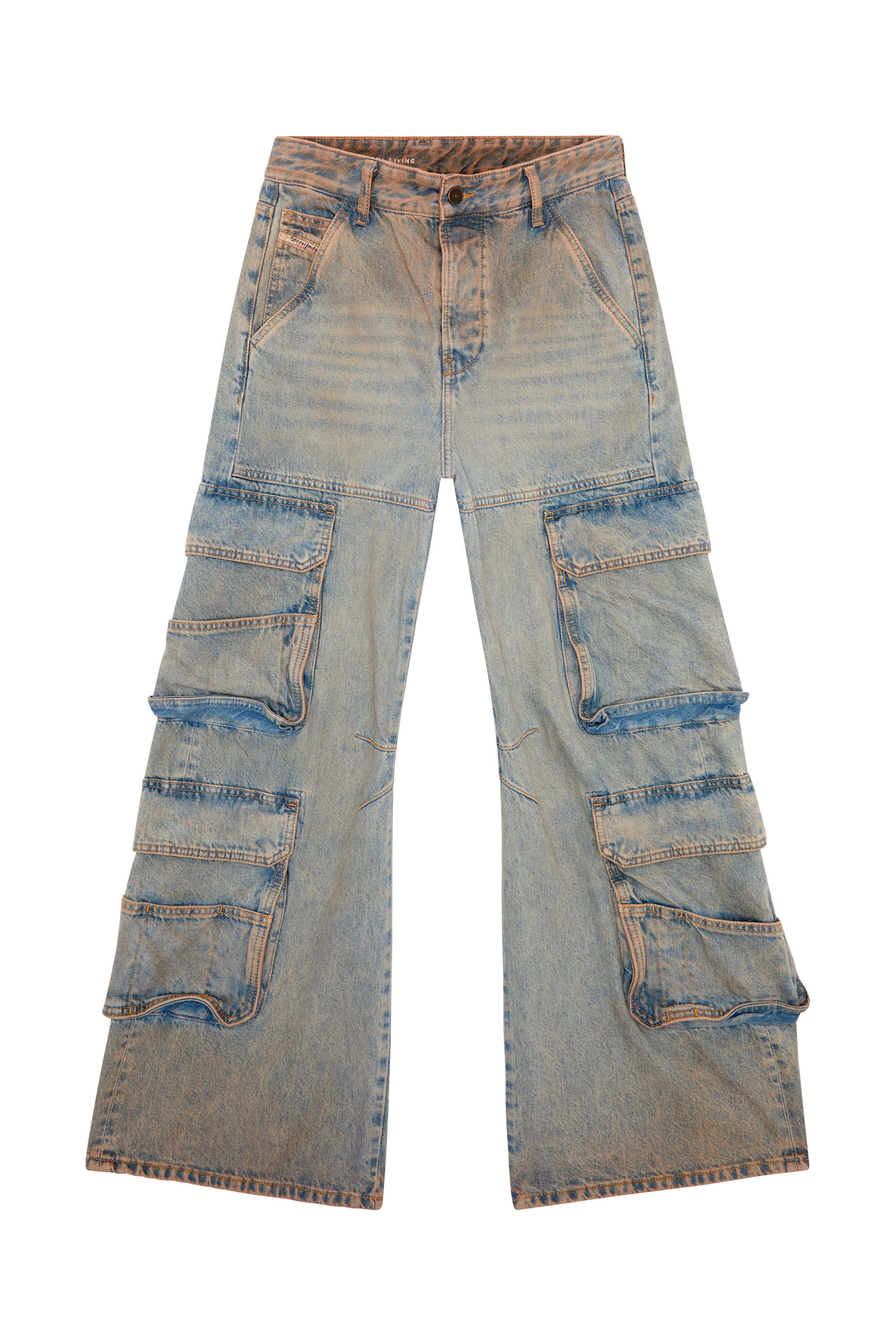 Diesel - Straight Jeans 1996 D-Sire 0KIAI, Azul Claro - Image 2