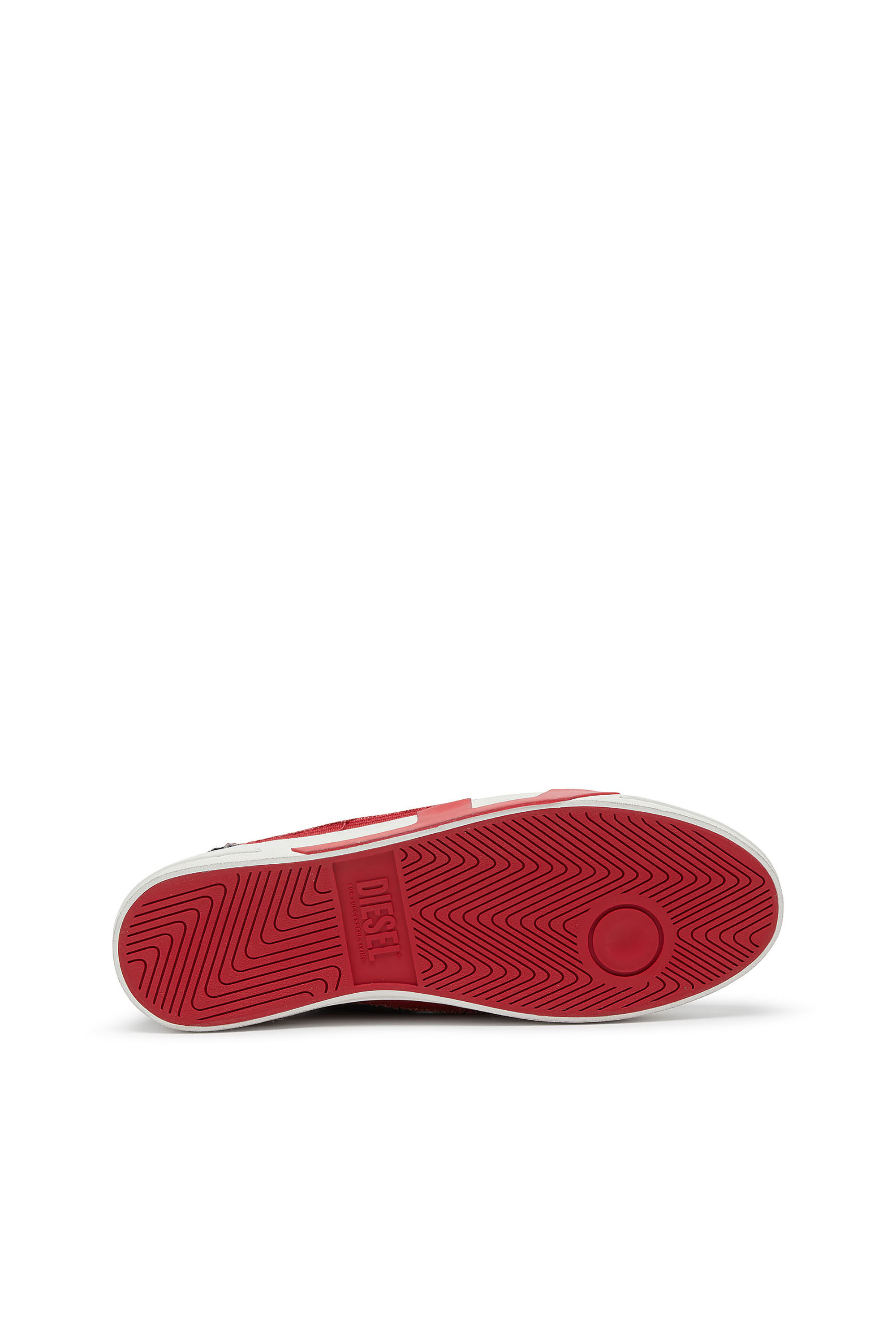 Diesel - S-D-VERSE MID II, D-Verse-Zapatillas de caña alta en denim con logo D Hombre in Azul marino - 5