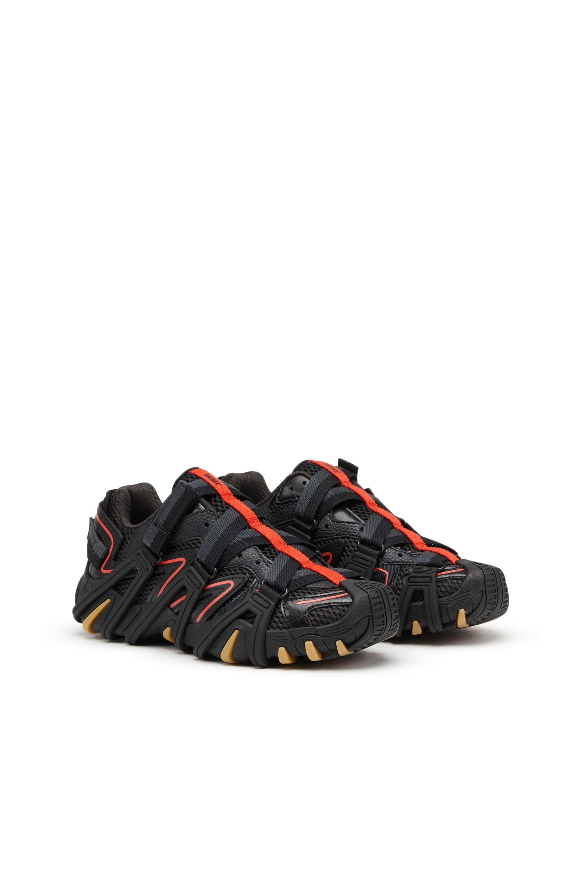 S PROTOTYPE CR W Woman Cage sneakers in mesh and leather Diesel