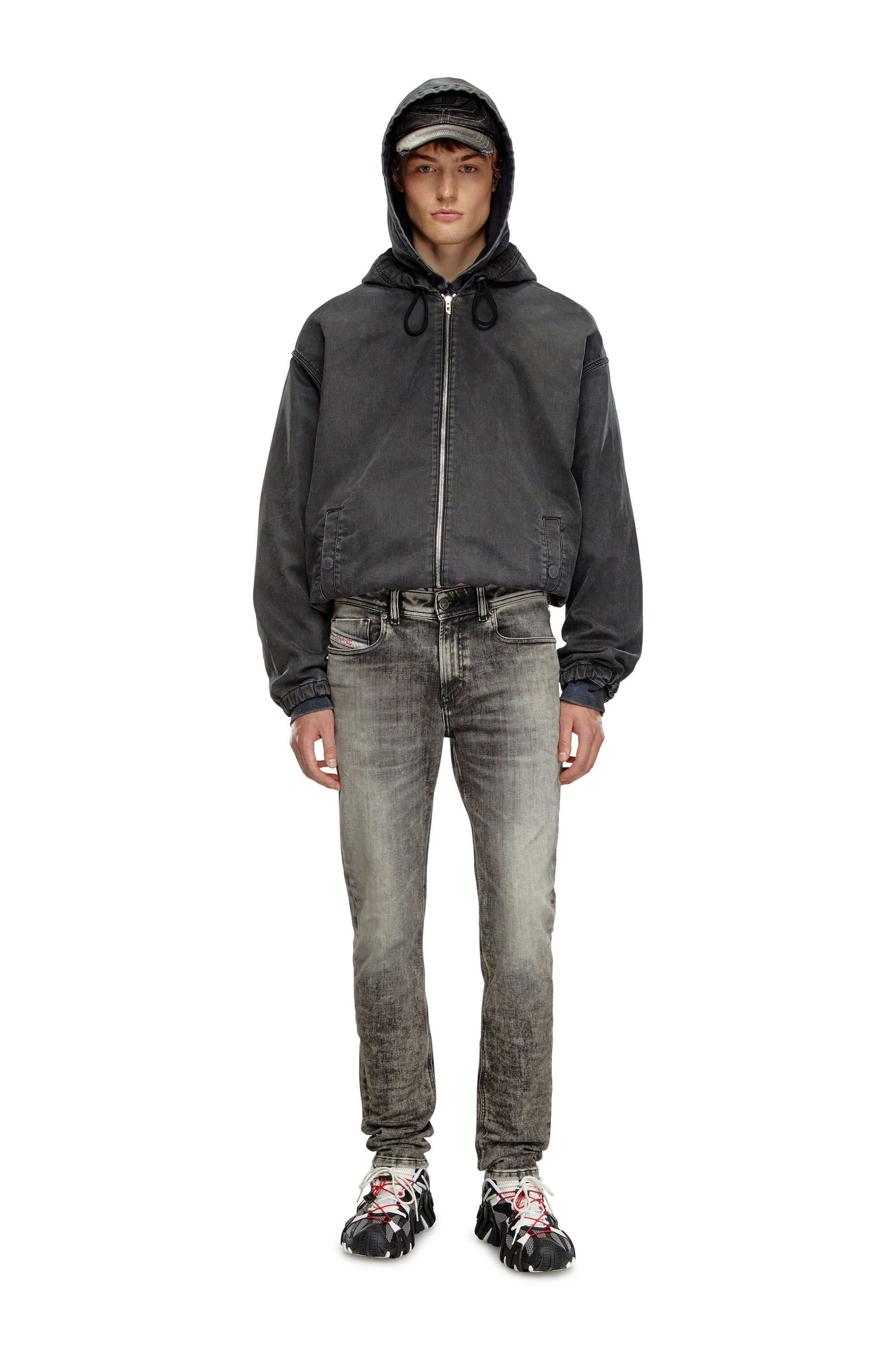 Diesel - Skinny Jeans 1979 Sleenker 09J28 Hombre, Gris - 1