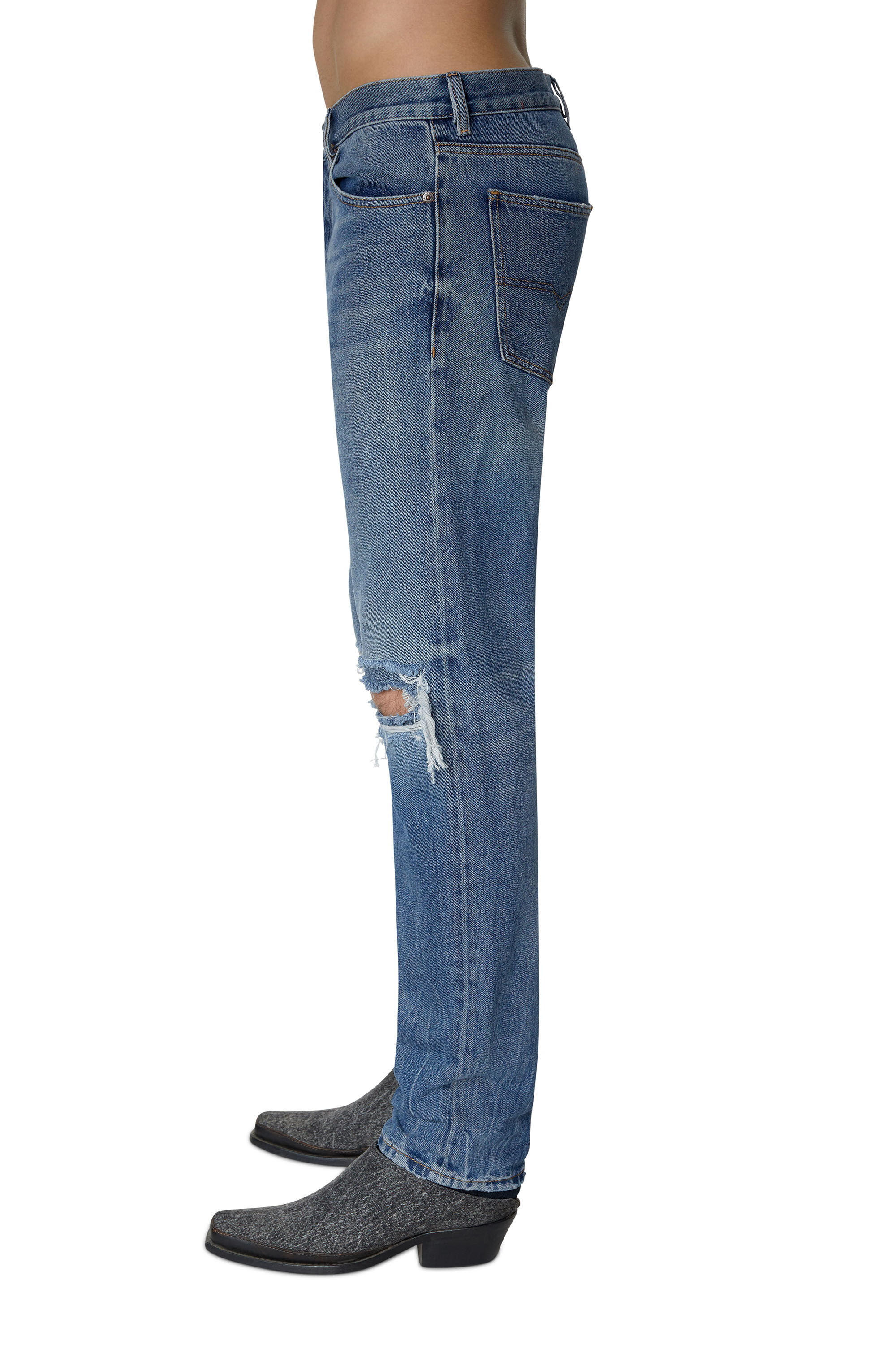 Diesel - 1995 D-Sark 09E02 Straight Jeans, Azul medio - Image 5