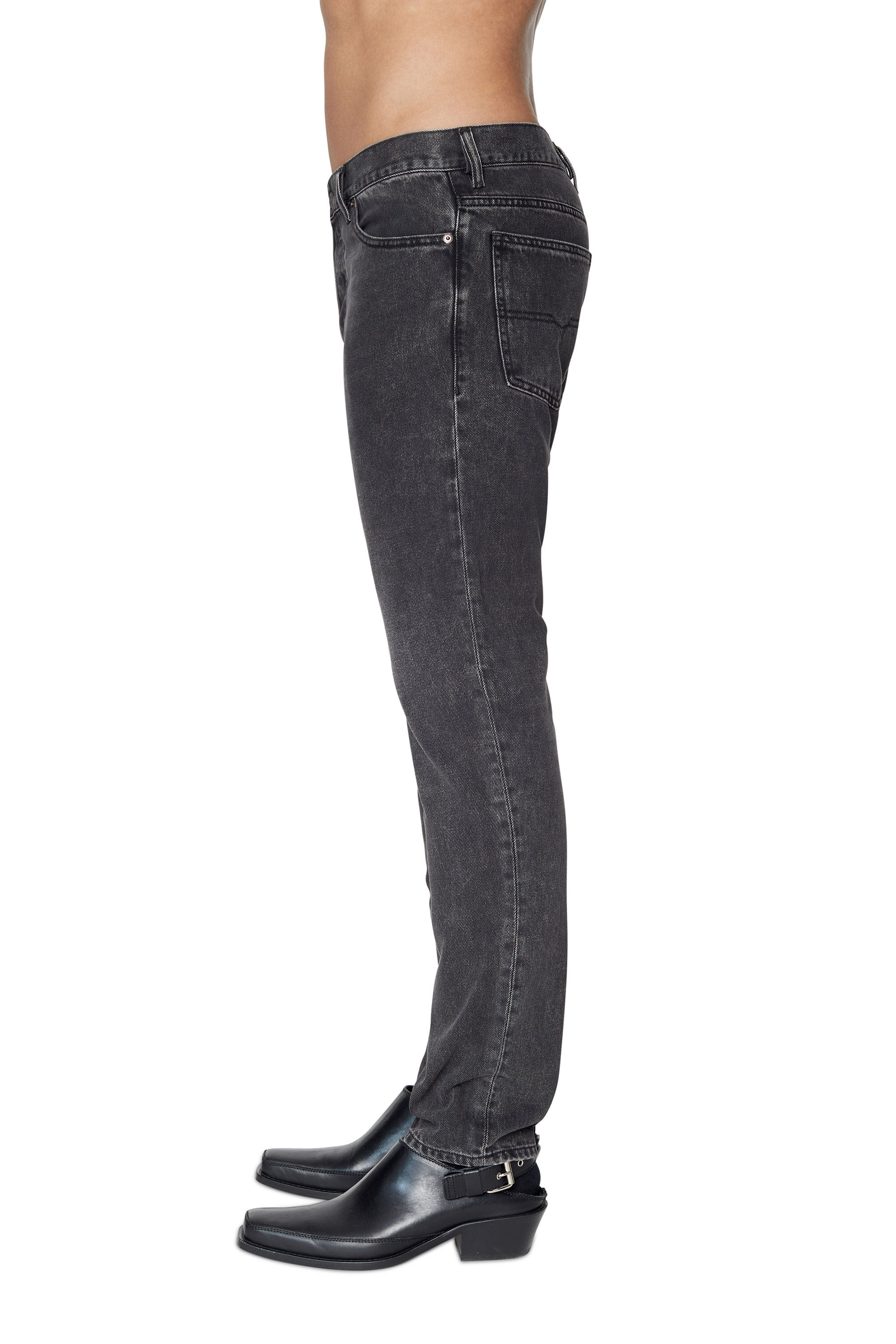 Diesel - 1995 09B87 Straight Jeans, Negro/Gris oscuro - Image 5