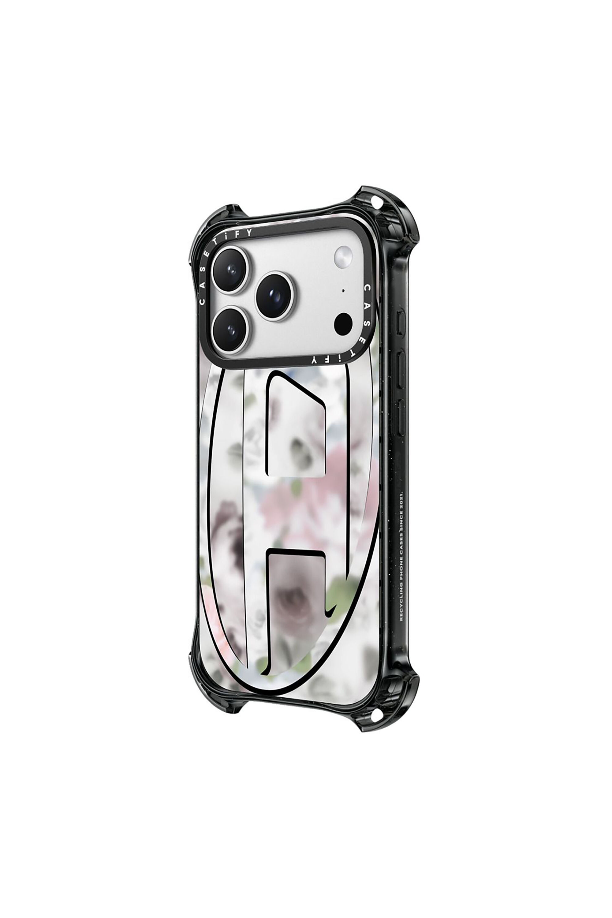 Diesel - 60585 MOULDED CASE, Unisex's Oval D bounce case for iPhone 17 Pro Max in Black/Pink - 2
