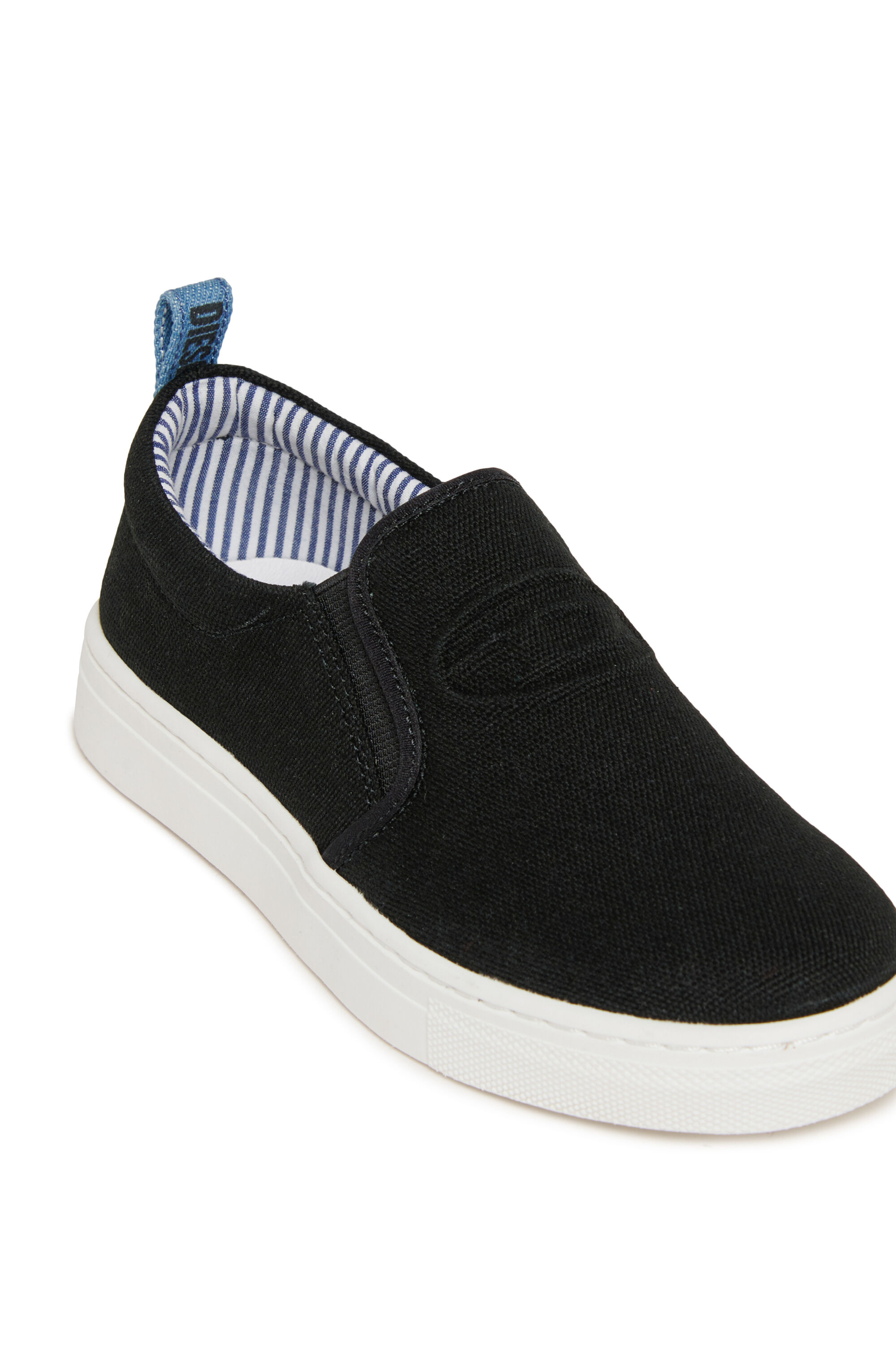 Diesel - S-SLIPGAB, S-SLIPGAB-Zapatillas slip-on de algod&oacute;n Unisex in Negro - 4