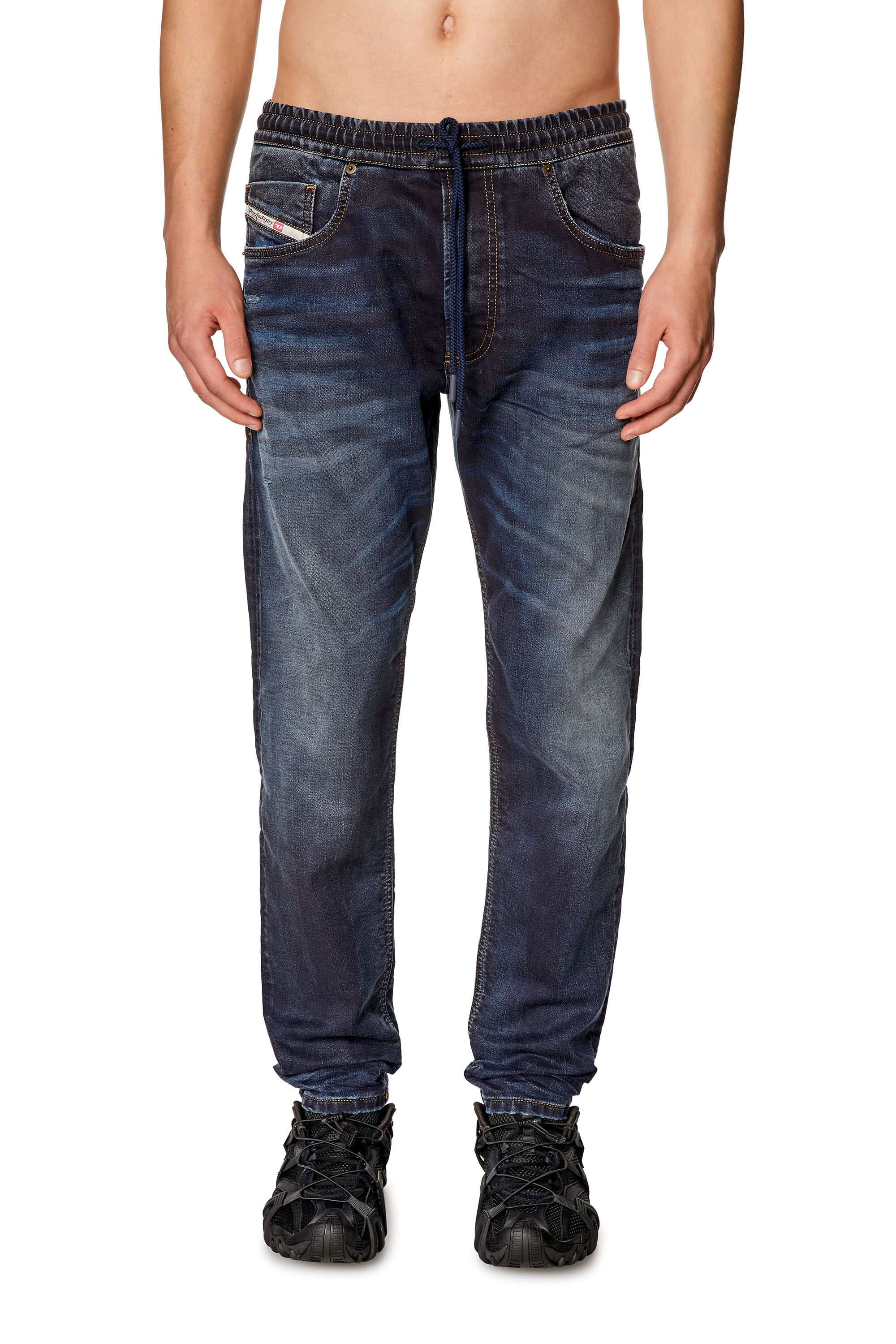 Diesel - Tapered 2030 D-Krooley Joggjeans® 09I18, Azul Oscuro - Image 3