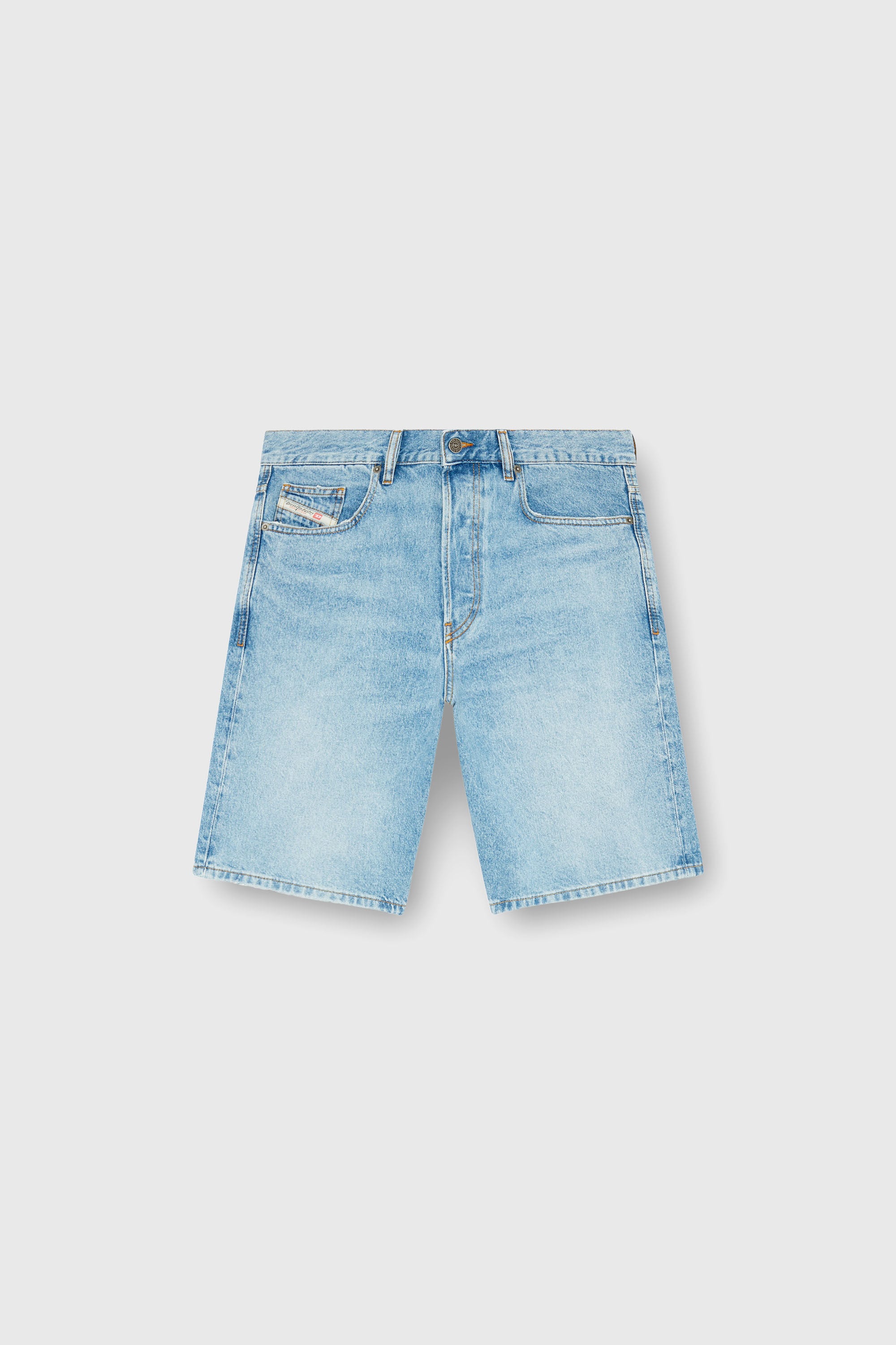 Diesel - REGULAR-SHORT, Pantalones cortos en denim Hombre in Azul marino - 2