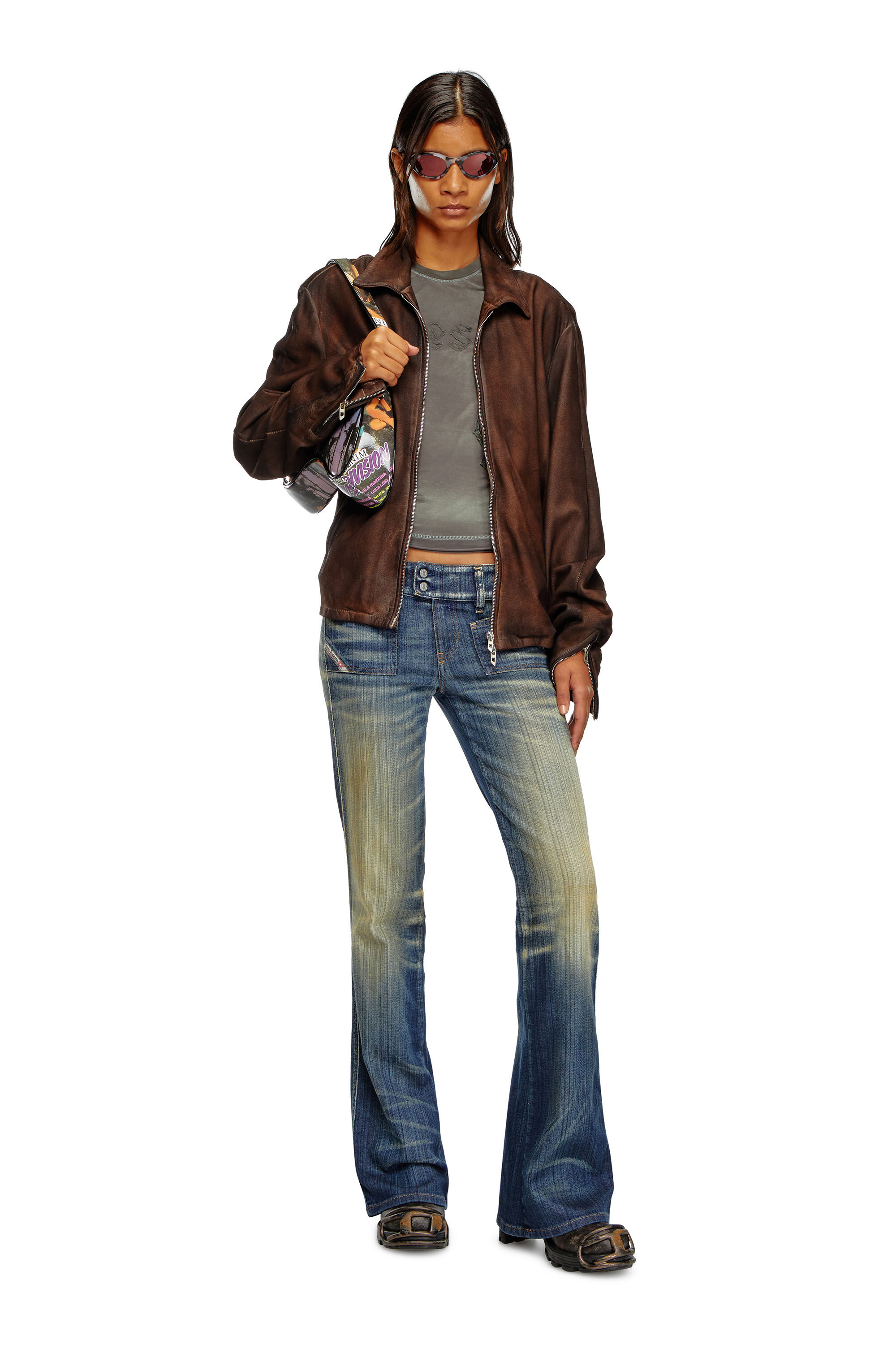 Vaqueros Mujer Bootcut | Azul Oscuro | Diesel D-Hush