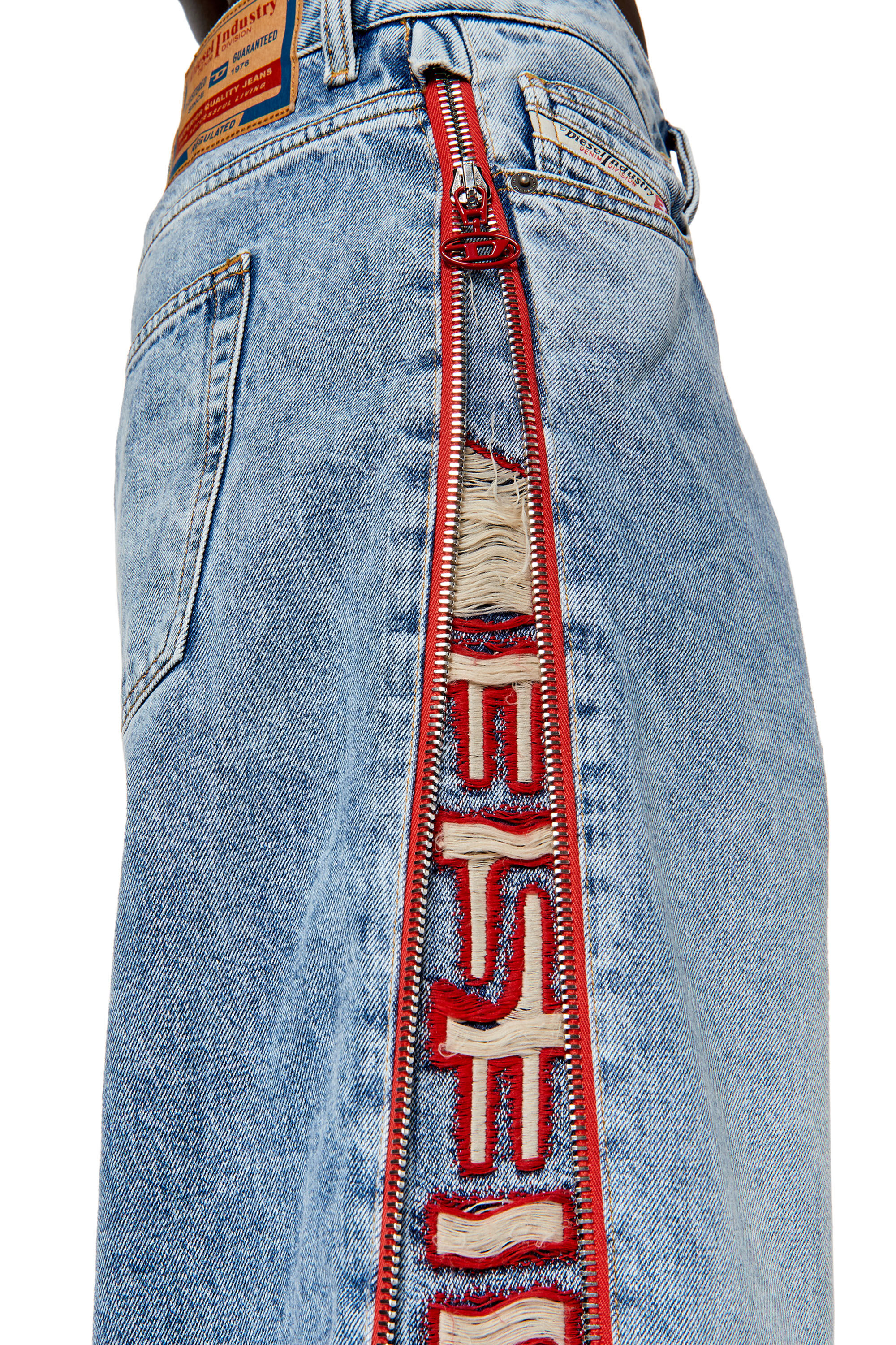 Diesel - D-Rise 09G47 Straight Jeans, Azul Claro - Image 5