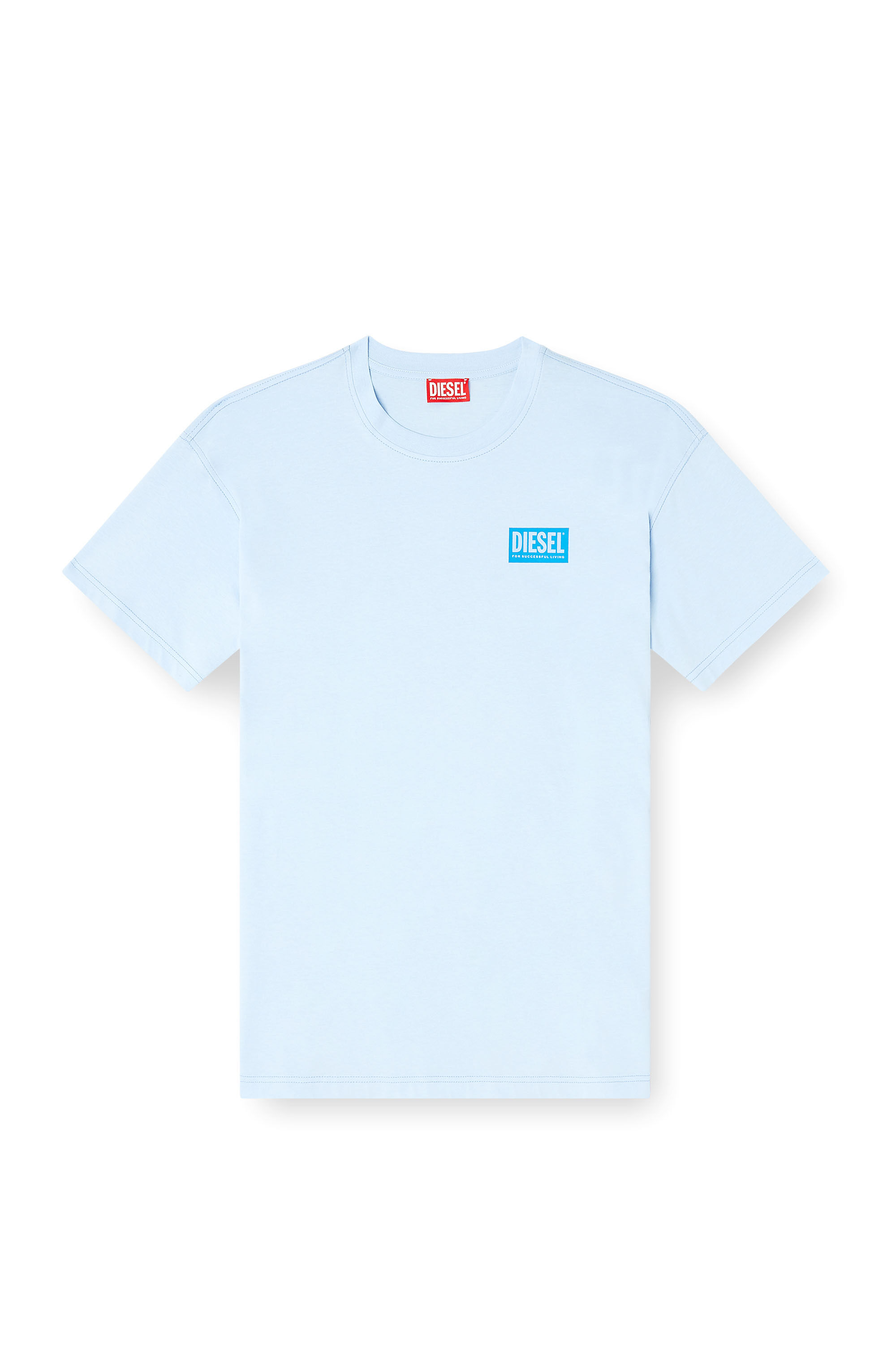 Diesel - T-NORM-V13, Camiseta con estampado de plastisol Hombre in Azul marino - 2