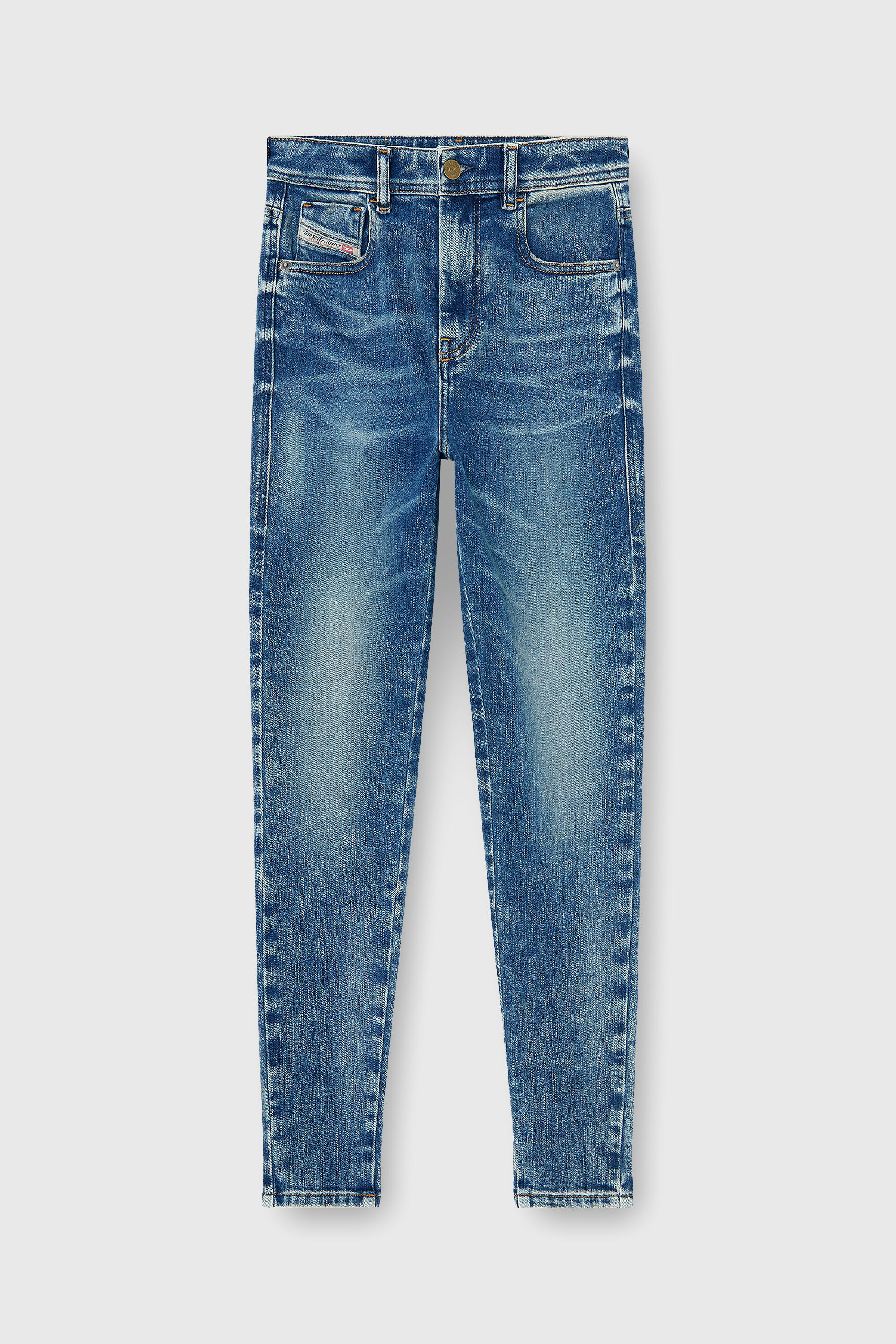 Diesel - Skinny Jeans 1984 Slandy-High 09P72 Mujer, Azul medio - 6