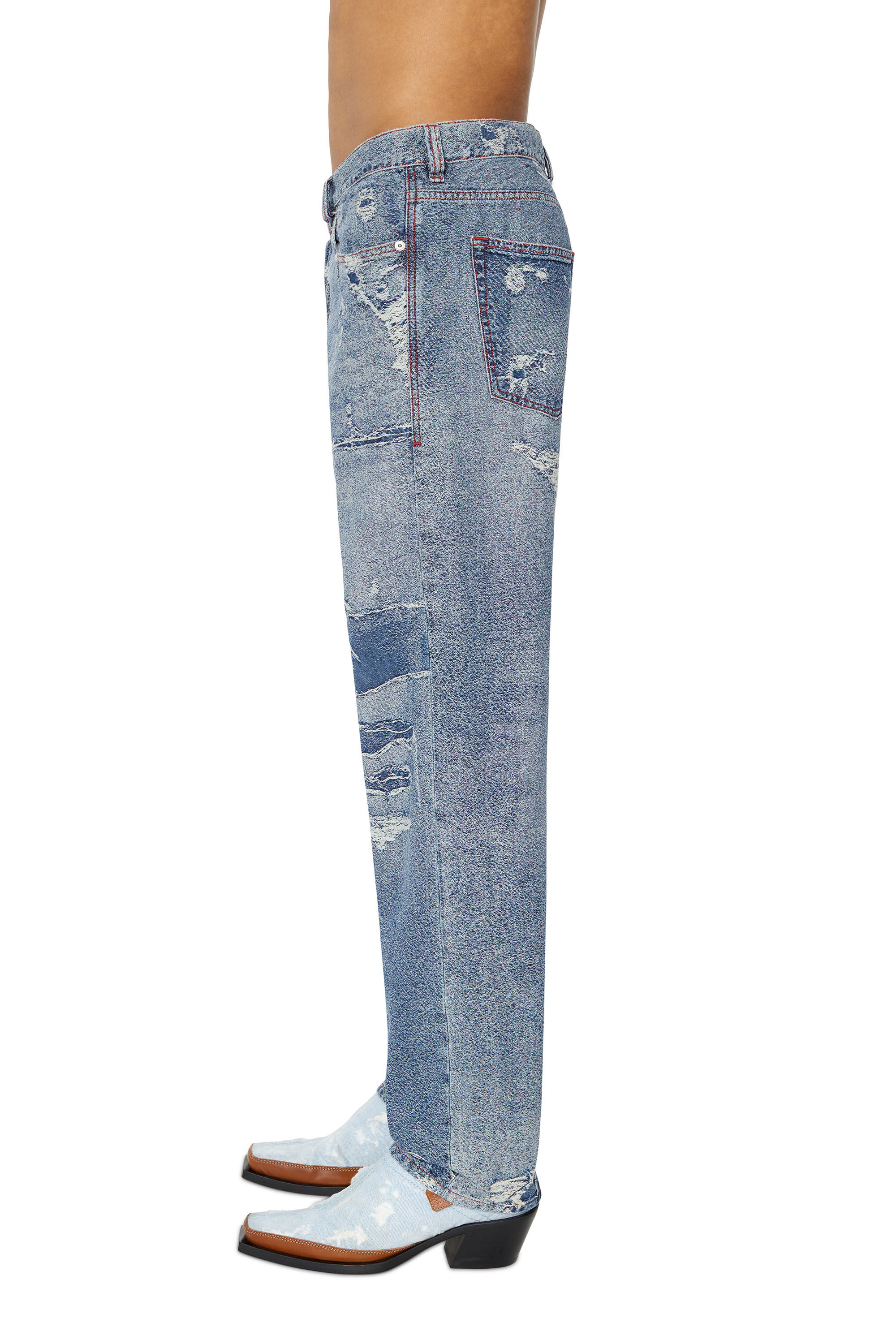 Diesel - 2010 09F10 Straight Jeans, Azul Oscuro - Image 5