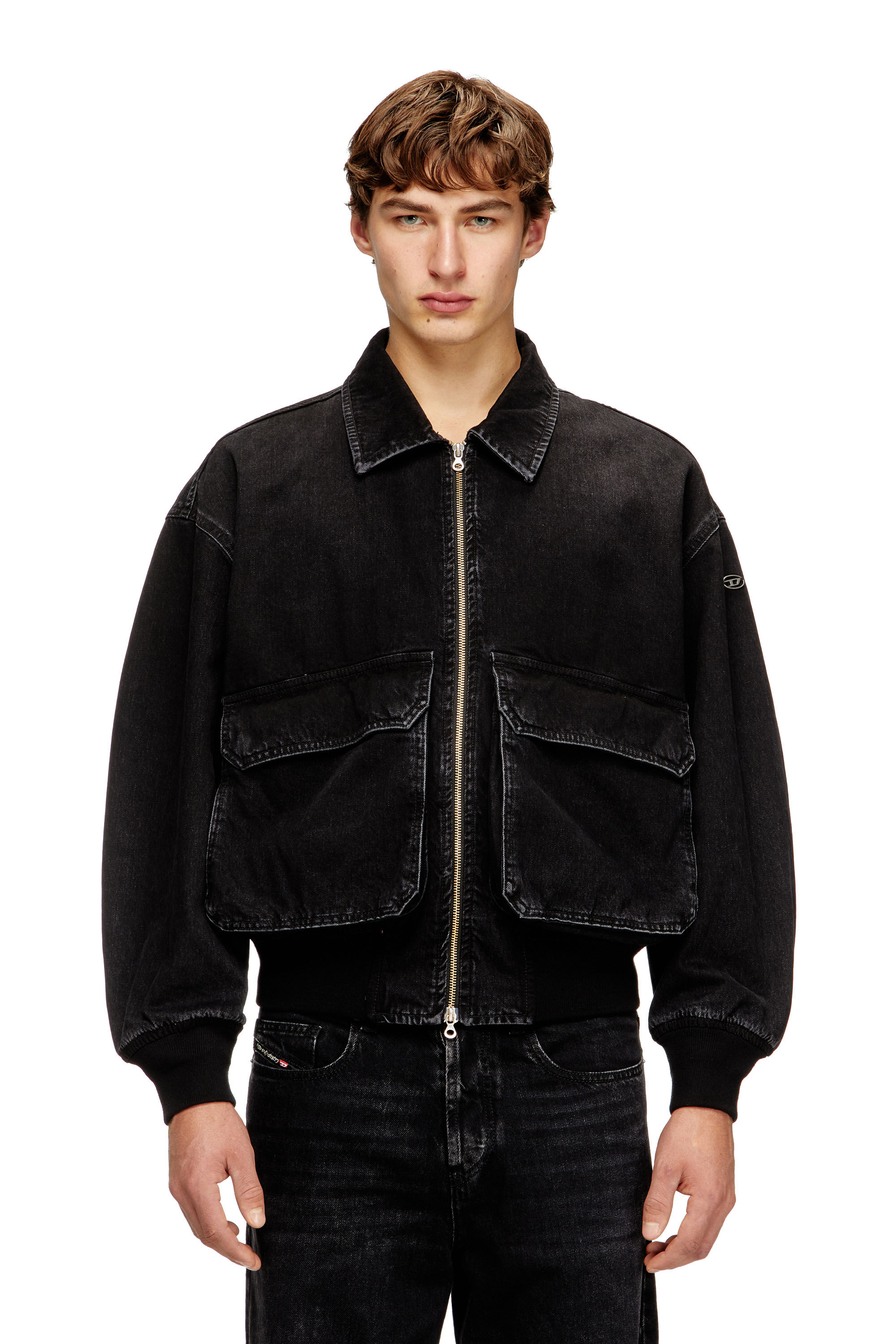 Diesel - D-KURZ, Chaqueta de mezclilla DNA Unisex in ToBeDefined - 3